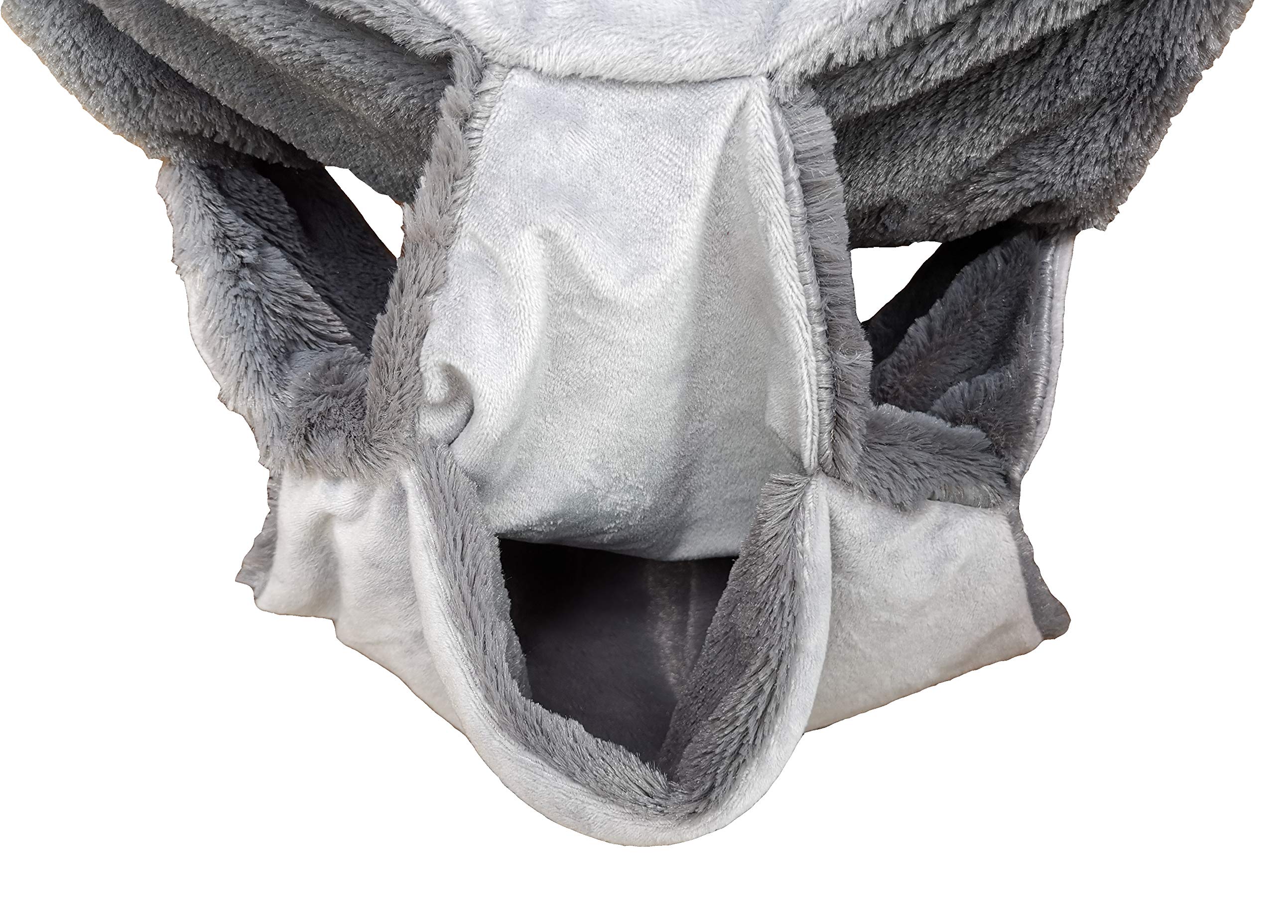 Vedem Small Animals Warm Plush Triple Bunkbed Cage Hanging Hammock Bed Hideout For Sugar Glider Ferret Squirrel (Grey)