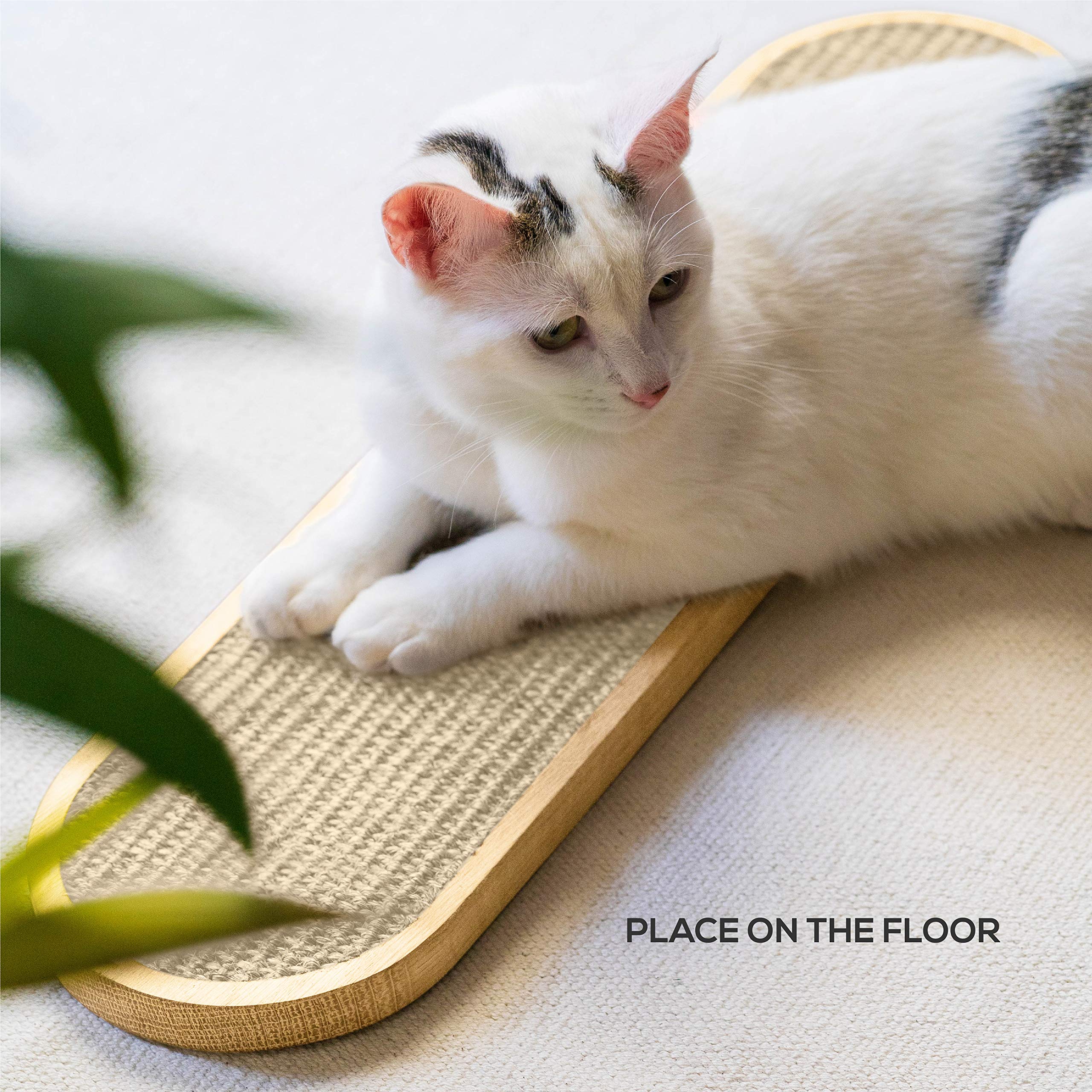 7 Ruby Road Wall Mounted Cat Scratcher - Indoor Cat Scratching Board Cat Vertical Cat Scratcher For Wall - Cat Scratch Pad Scrat