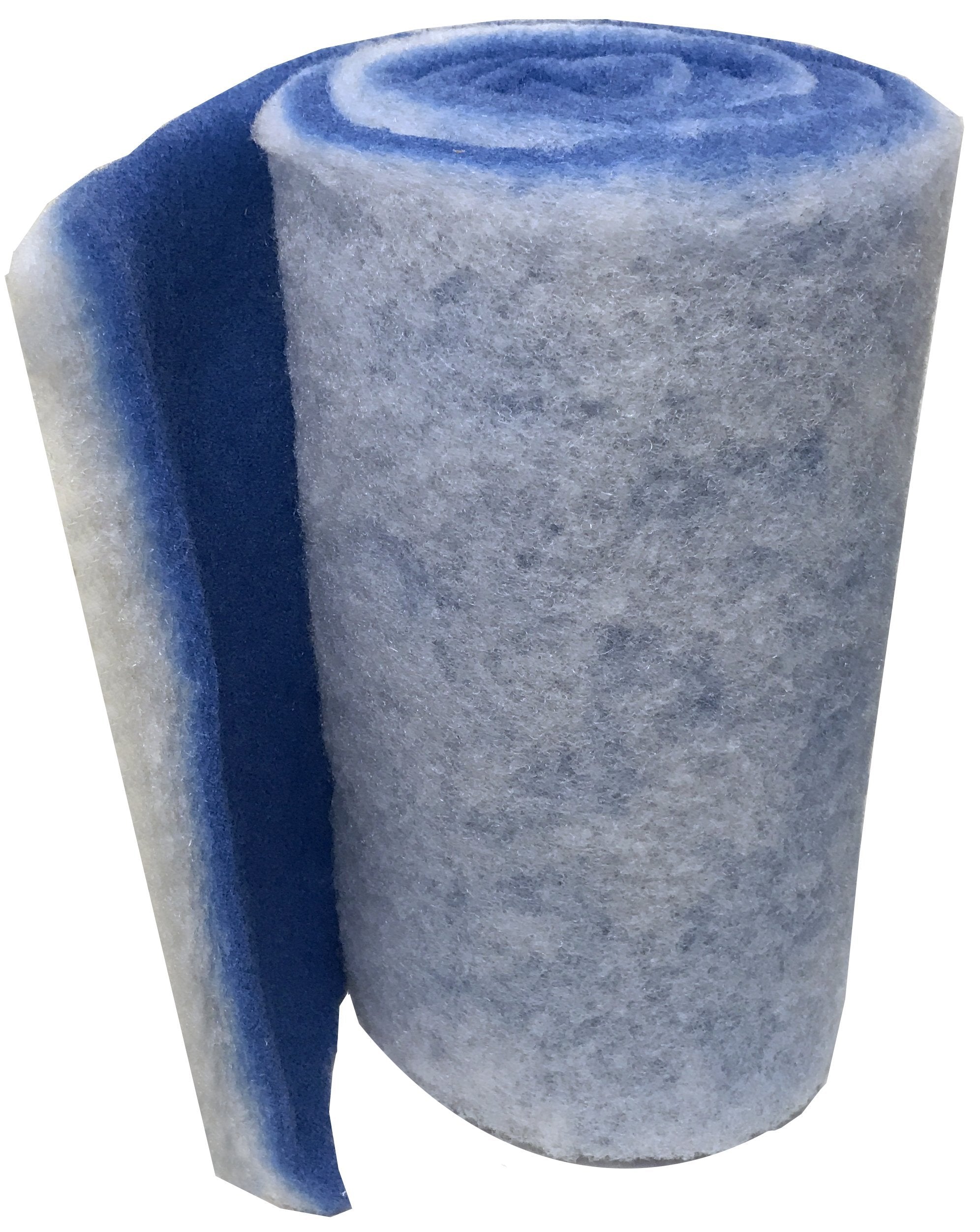 Encompass All Classic Bonded Dual-Layer Filter Pad/Floss For Ponds And Aquariums - Cut To Fit 12X72 - Blue/White