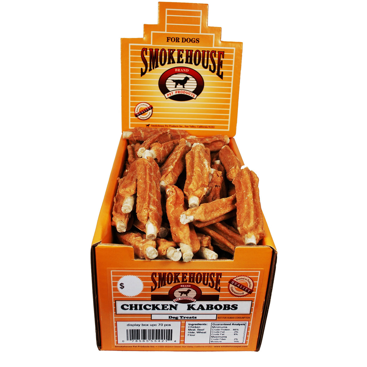 Smokehouse Chicken Kabob Dog Treats, 70 Count