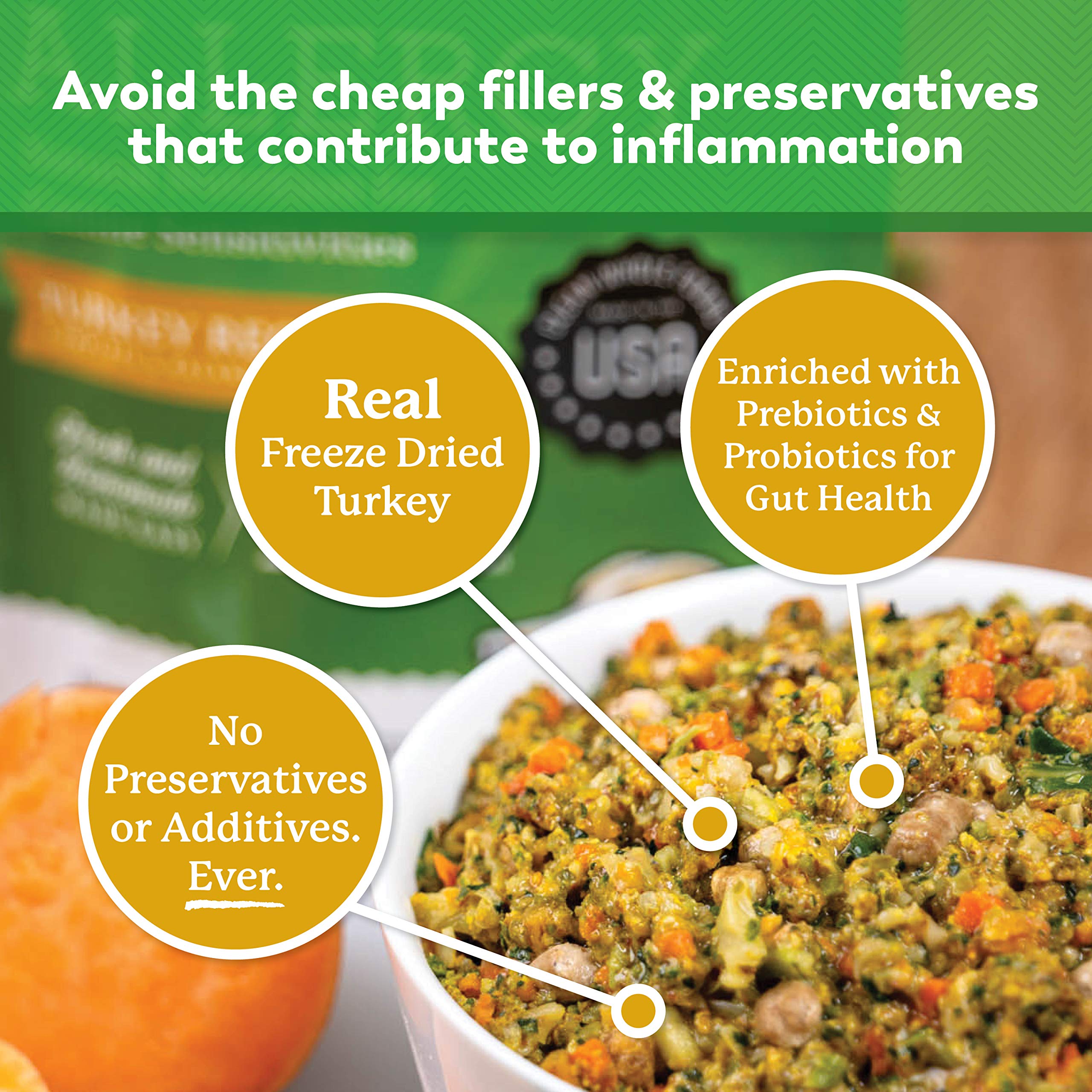 Dr. Harvey's Allergy Turkey Recipe Dog Food - Human Grade, 5 Pounds, for Dogs with Sensitivities and Allergies