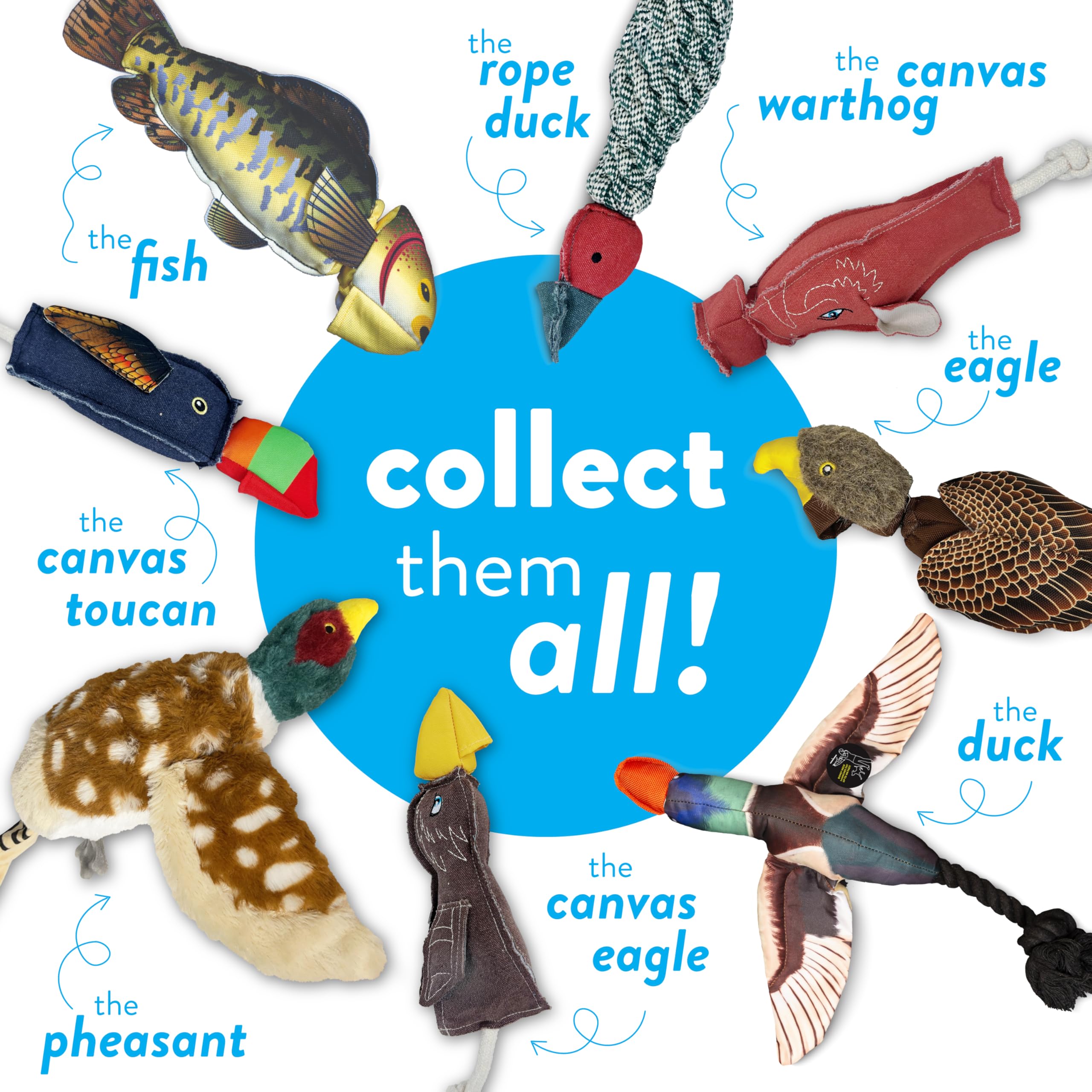 Spunky Pup Fly & Fetch Dog Toy - Durable, Floating, Interactive Bungee Launcher For Fetch And Water Play, Rope Duck