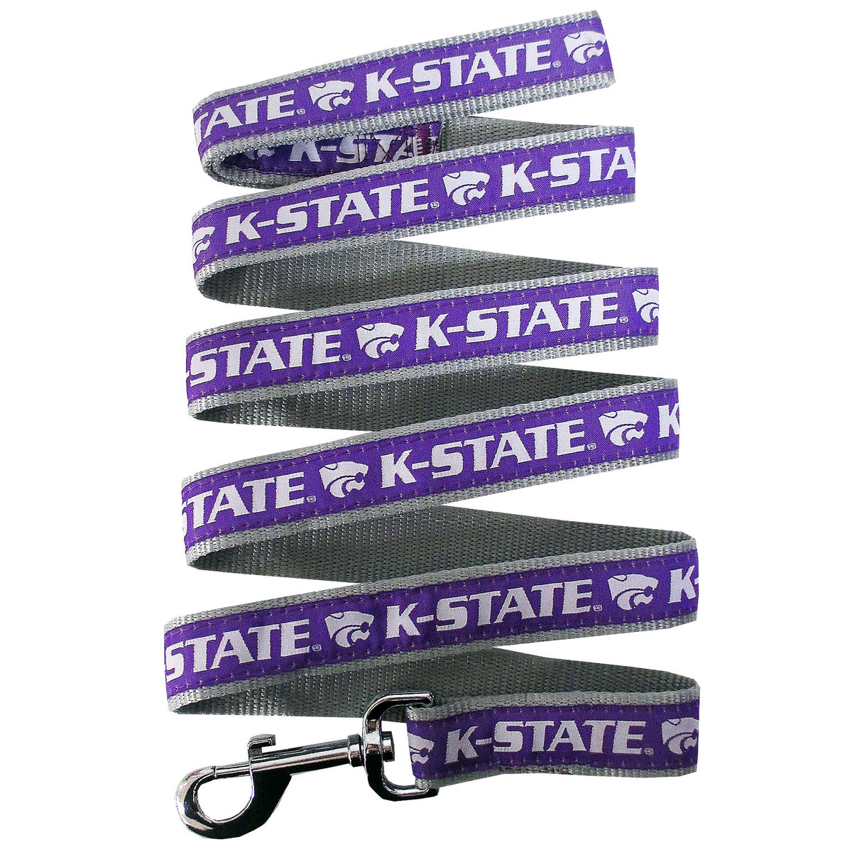 Pets First Collegiate Pet Accessories, Dog Leash, Kansas State Wildcats, Medium