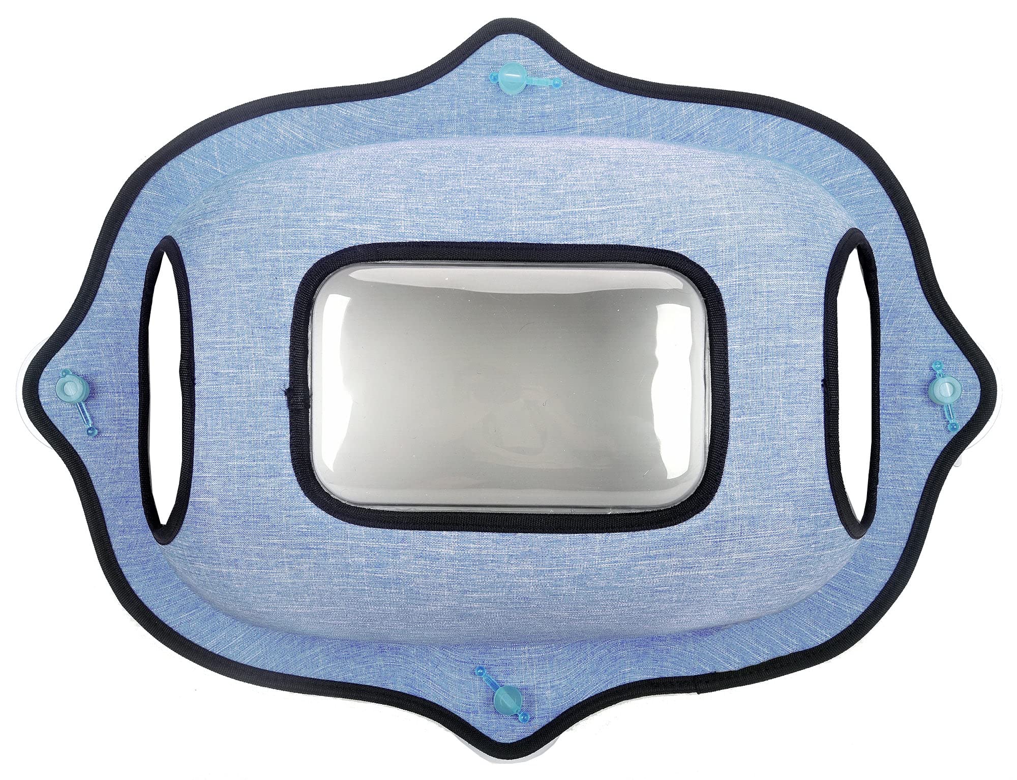 Pet Life ® 'Purr-View' See-Through Suction Cup Kitty Cat Lounger And Bed