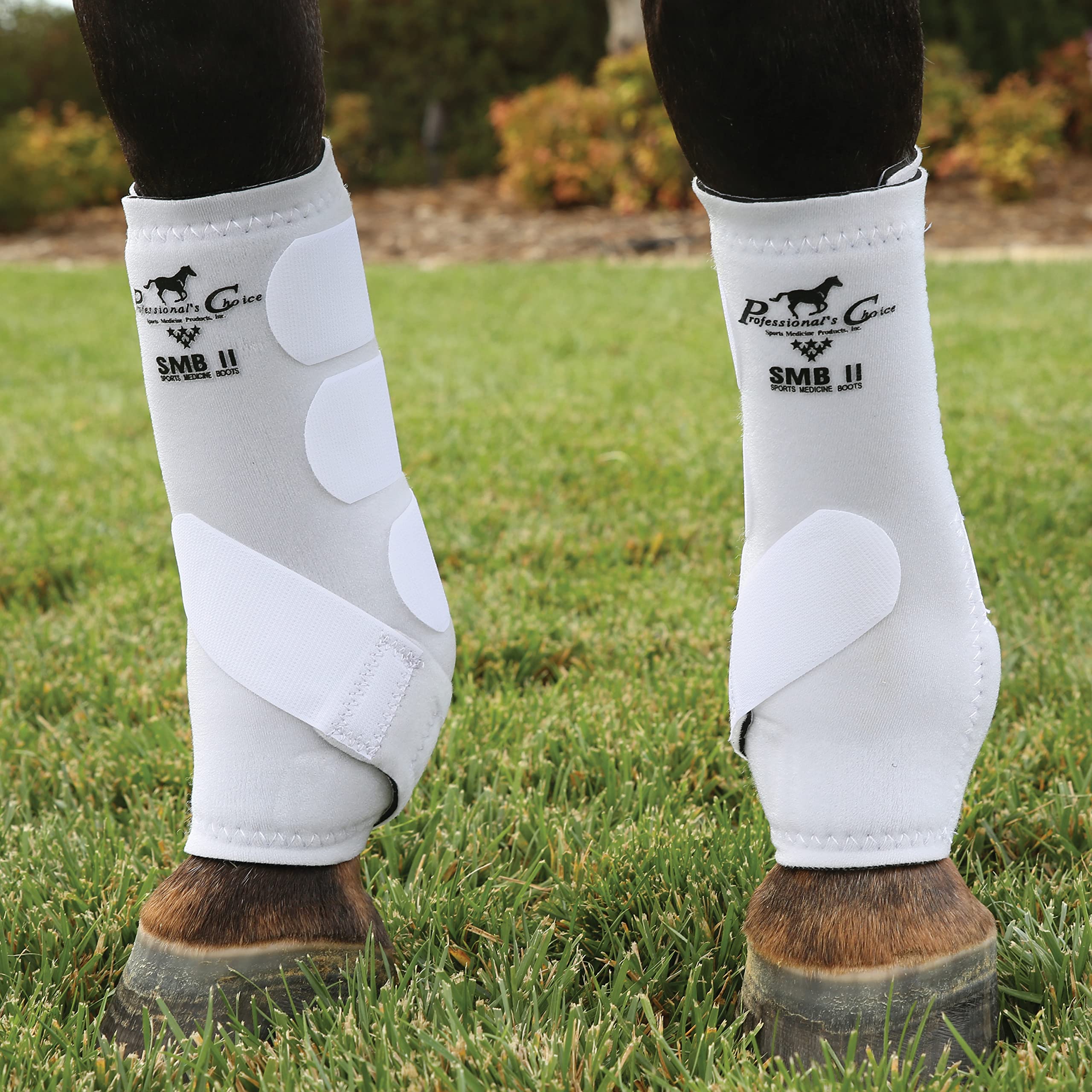 Professional'S Choice Equine Smbii Leg Boots | Sold In Pairs | White | Small