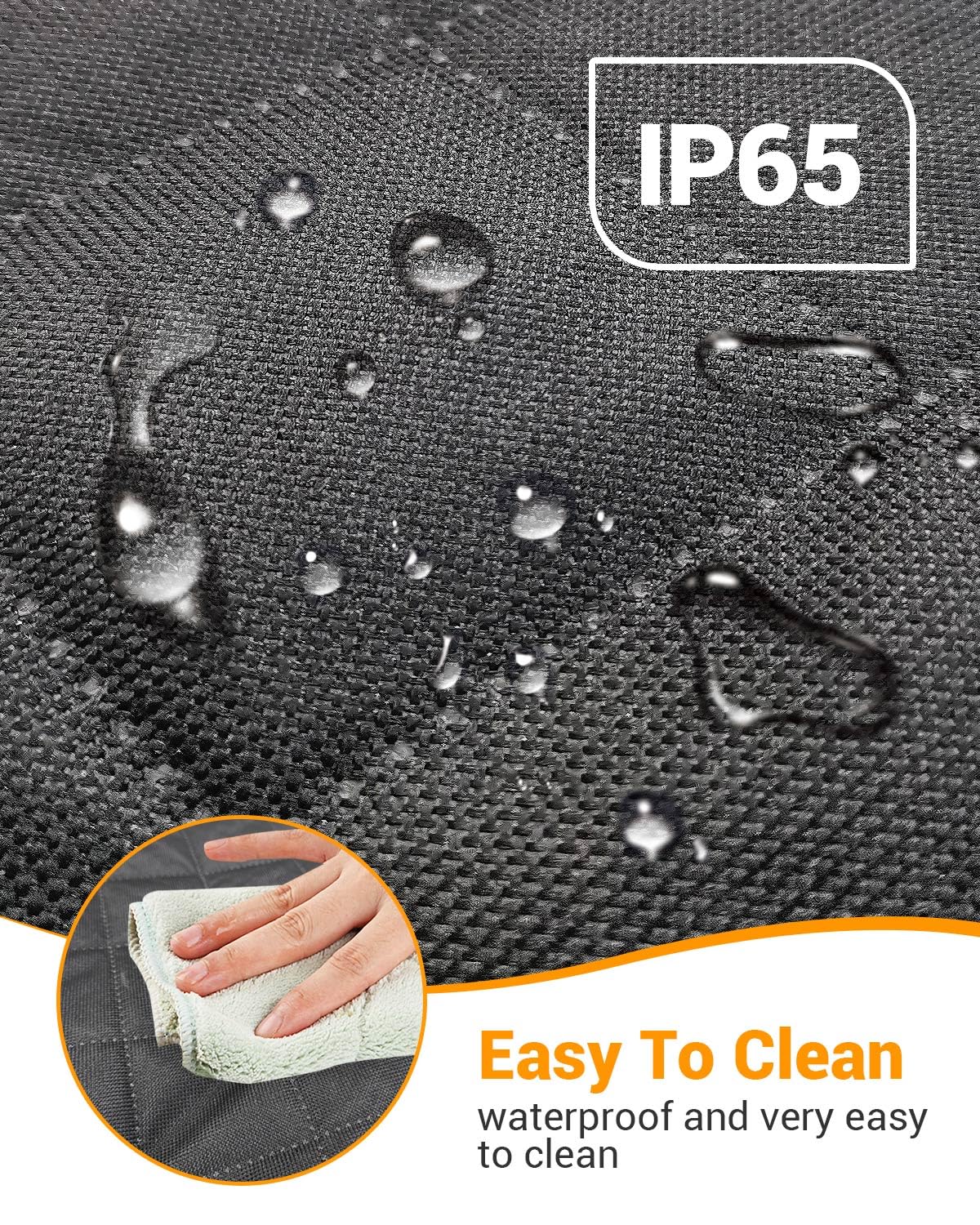 Dog Car Seat Cover, 600D Heavy Durable Dog Seat Cover For Back Seat, 100% Waterproof Scratch Proof Nonslip Dog Hammock For Car With Side Flap, Pet Back Seat Covers For Car With Seatbelt Black