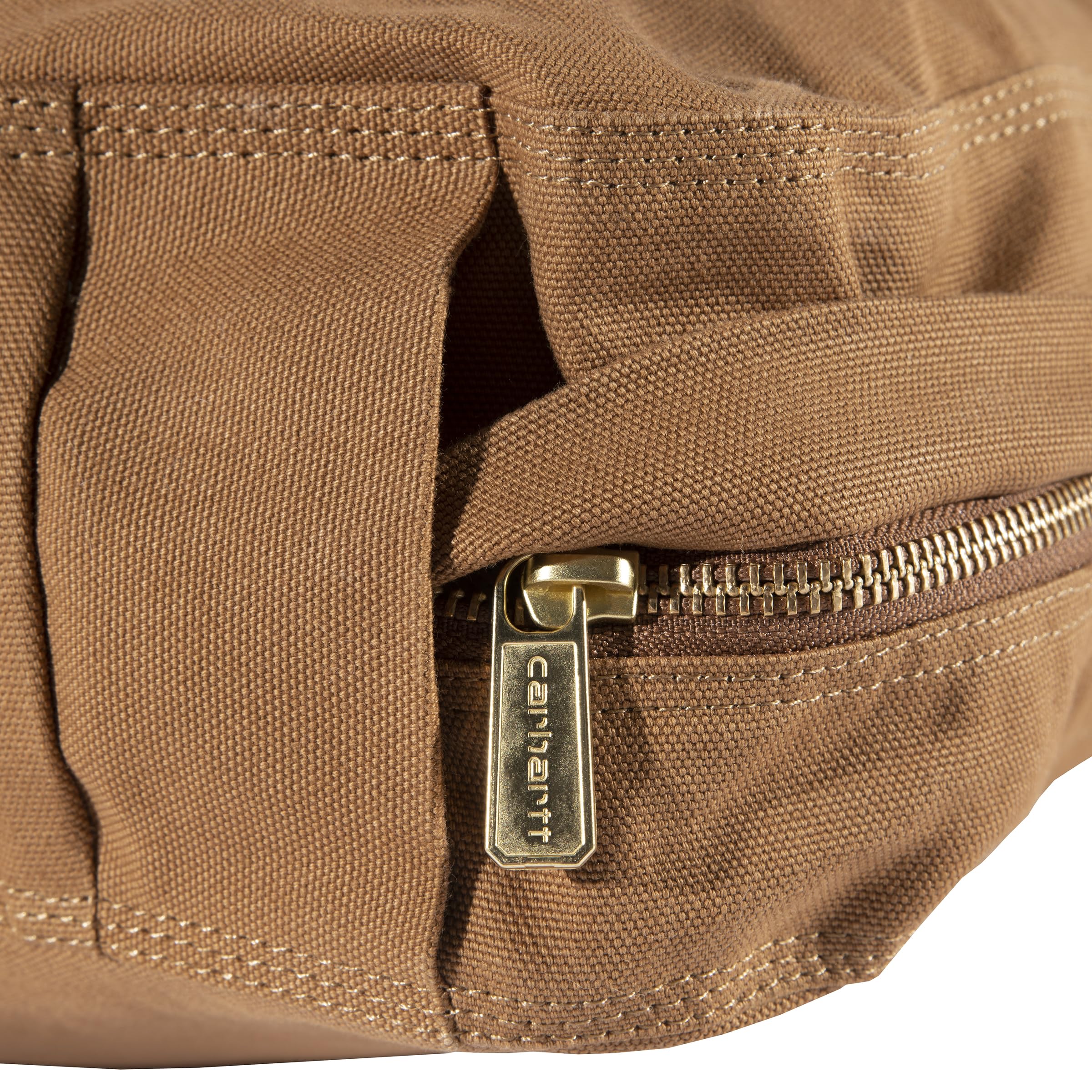 Carhartt Durable Canvas Pet Bed, Water Resistant Firm Duck Dog Bed, Carhartt Brown, Large