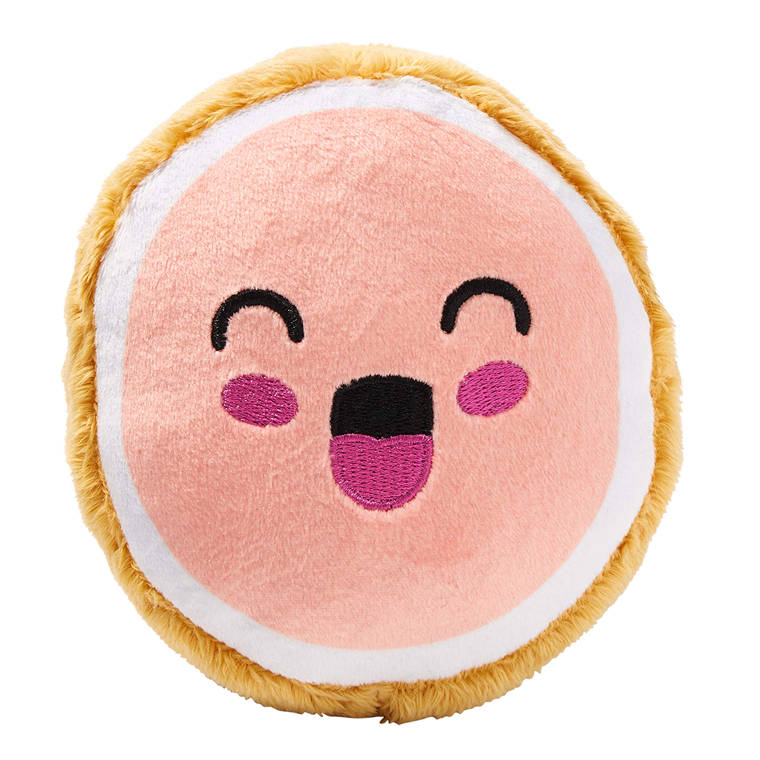 Pearhead Pet M.C. Hammy Plush And Rope Squeaker Dog Toy, Thanksgiving Fall Holiday Ham Pet Toy, Small Or Medium Dog Durable Fetc
