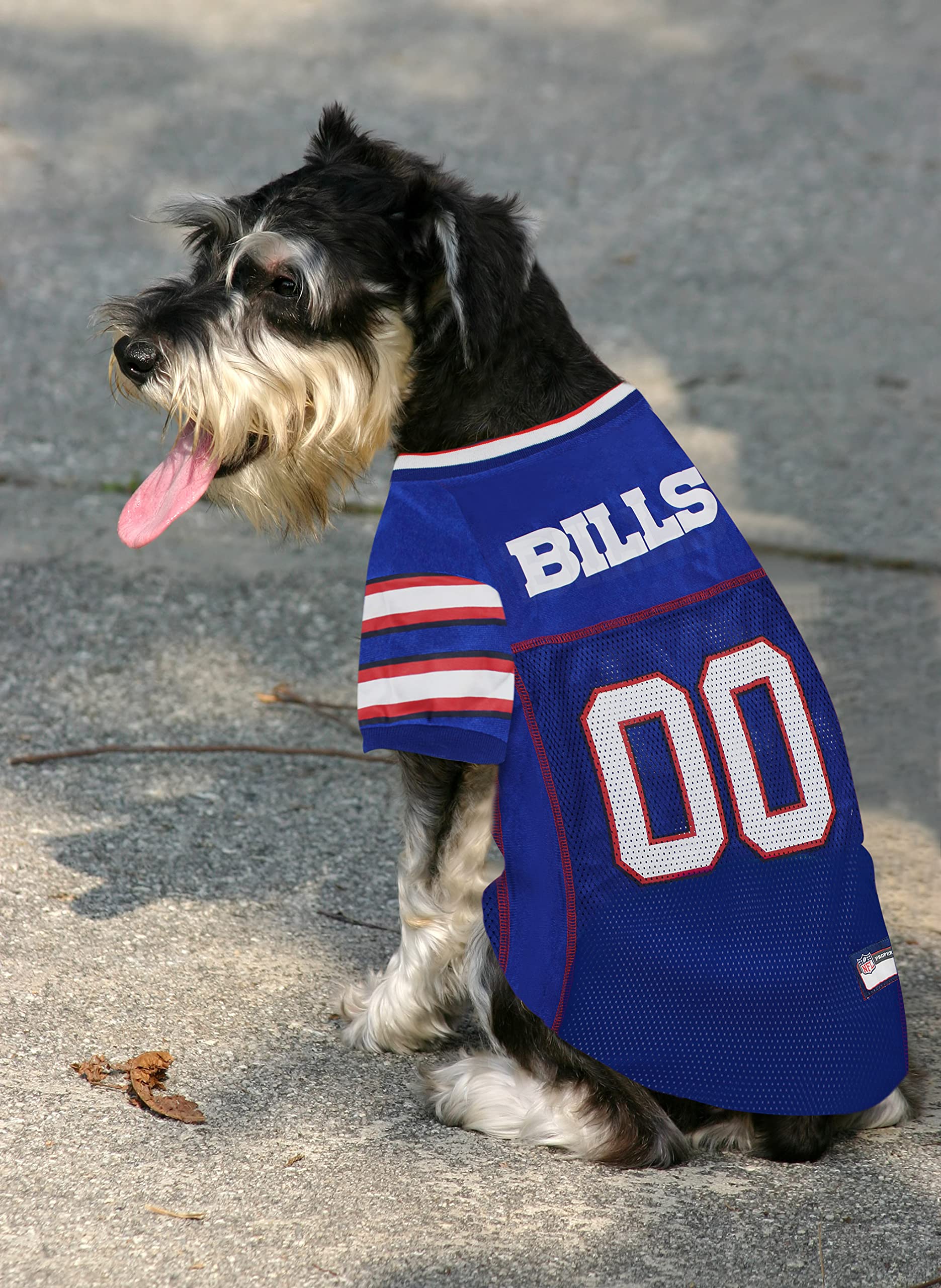 Pets First Buffalo Bills Dog Jersey, X-Large, Buffalo Bills Colors, Poly-mesh and Satin, Pull On, NFL Jerseys, Unisex, Breathabl