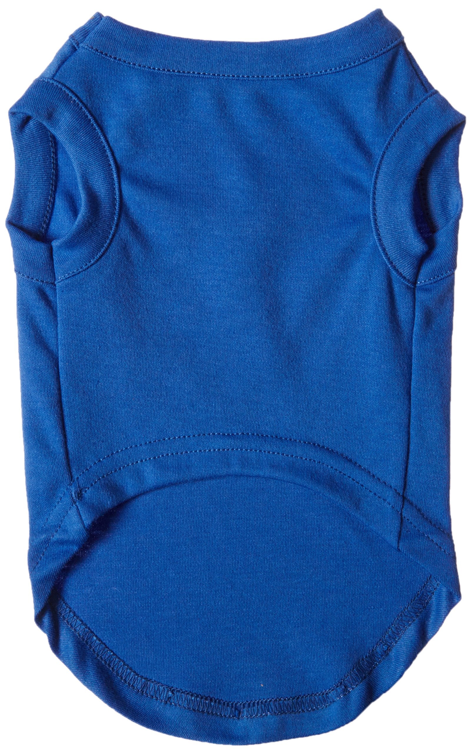 Mirage Pet Products Bone Shaped France Flag Screen Print Shirts Blue Med (12)