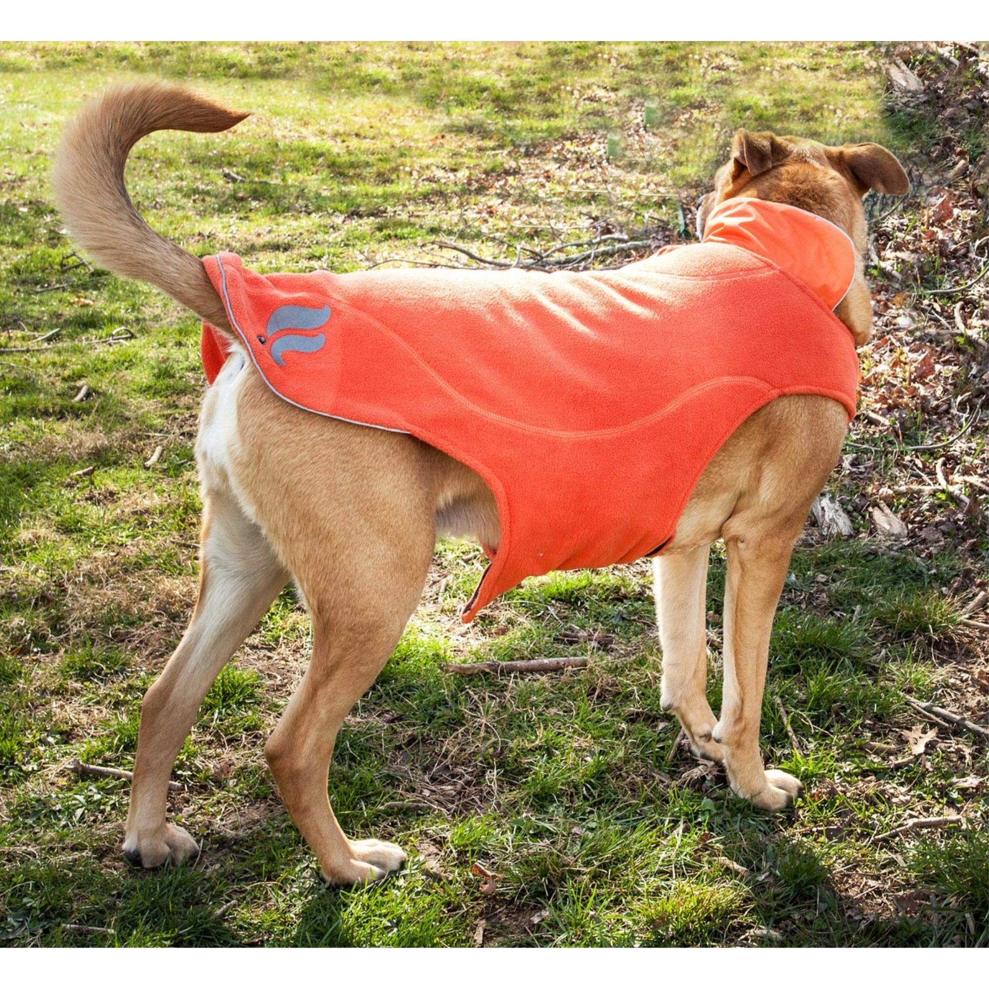 DOGHELIOS 'Lotus-Rusher' Waterproof 2-in-1 Pet Dog Jacket Coat with Removable Polar Fleece Lining w/ Blackshark technology, X-Sm
