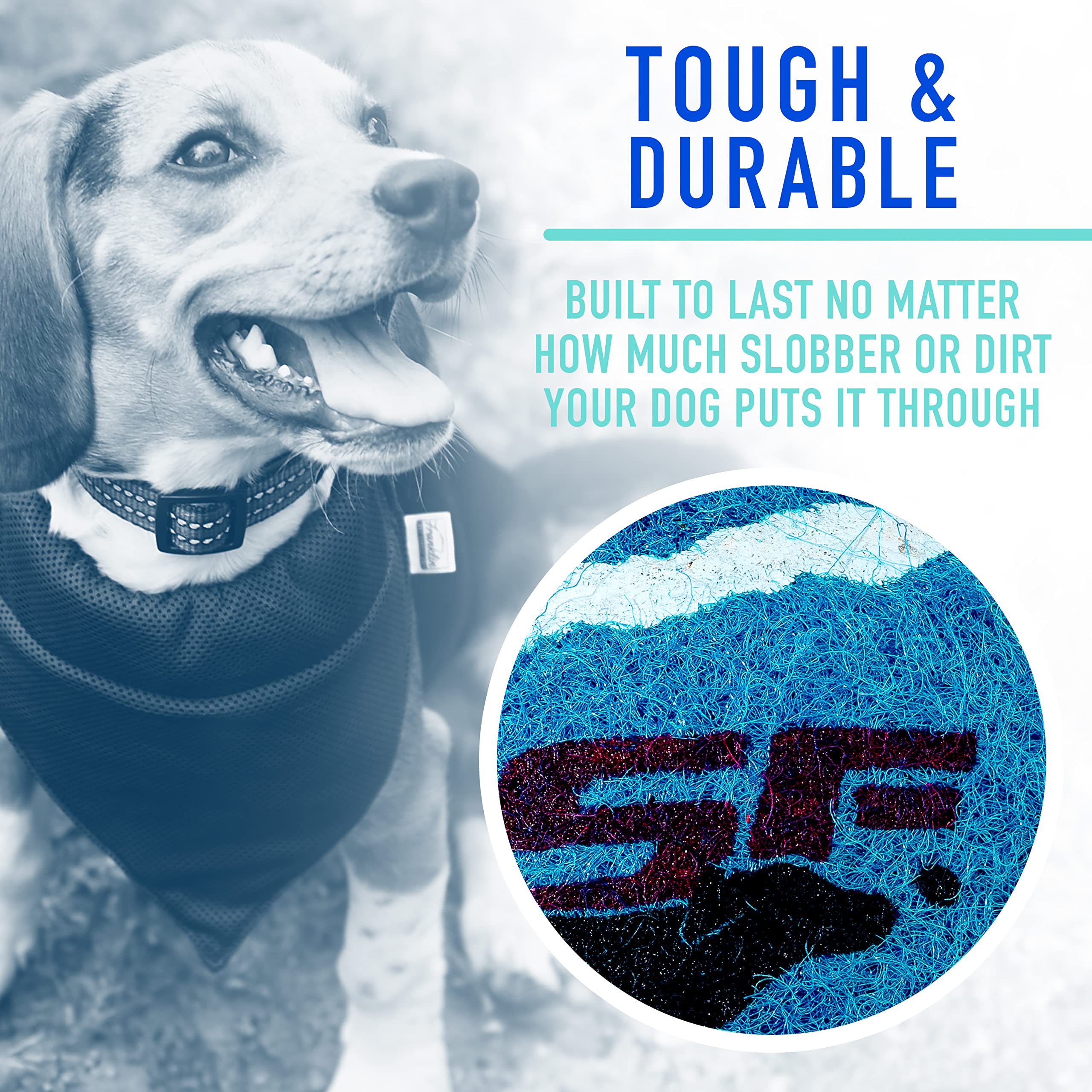 Franklin Pet Supply Co. RSF Squeak Mini 1.75'' Tennis Balls - 4 Pack - for Small Dogs - Floats in Water
