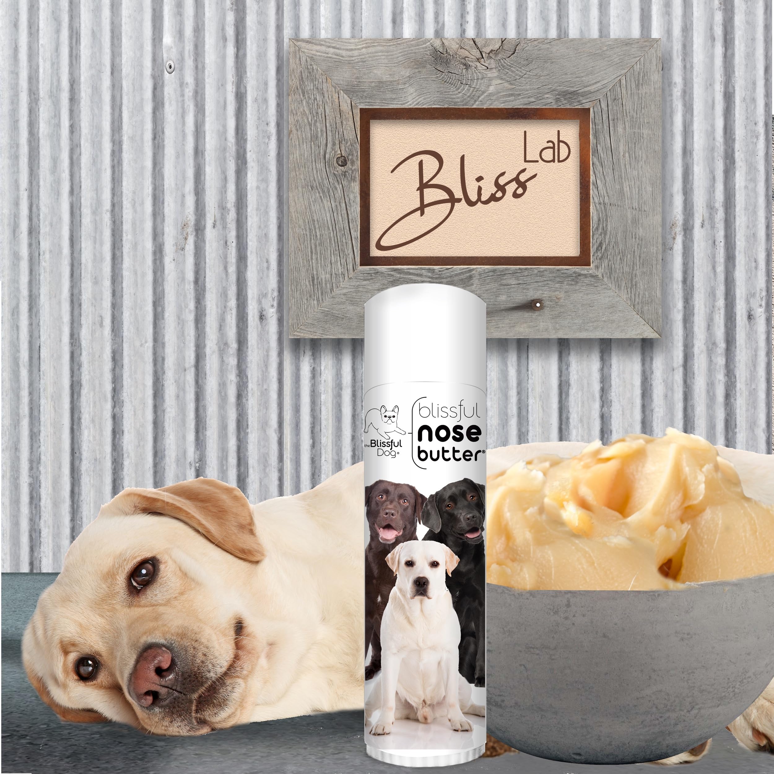 The Blissful Dog Labrador Retriever Unscented Nose Butter, 0.50-Ounce