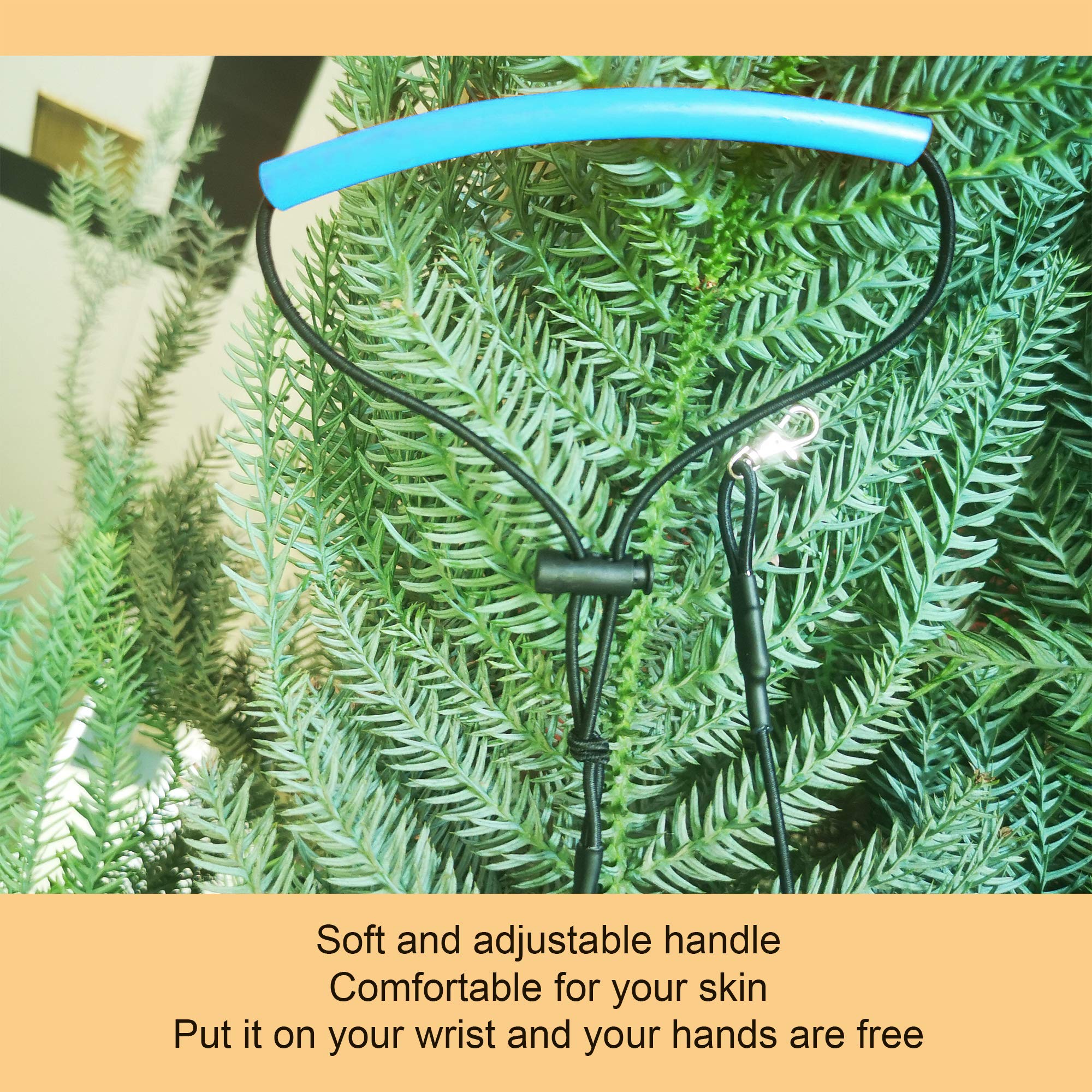 Vanfavori Adjustable Bird Harness With 80 Inch Leash,Outdoor Flying Training Rope Kit For Bird Parrots Cockatiel S Size Weight 70-120 Grams,Blue