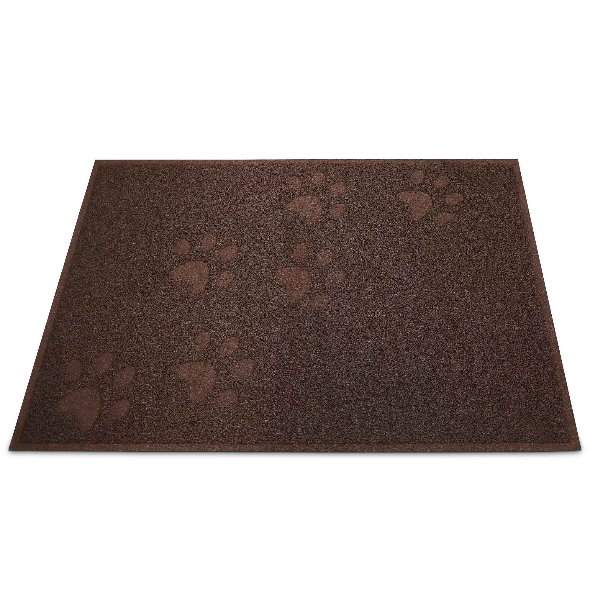 Andalus Medium Cat Litter Mat, Pack Of 1 - Waterproof, Non-Slip & Easy To Clean Cat Litter Box Mat For Extra Efficient Pet Litter-Trapping, Brown (23.5” X 15.75”)