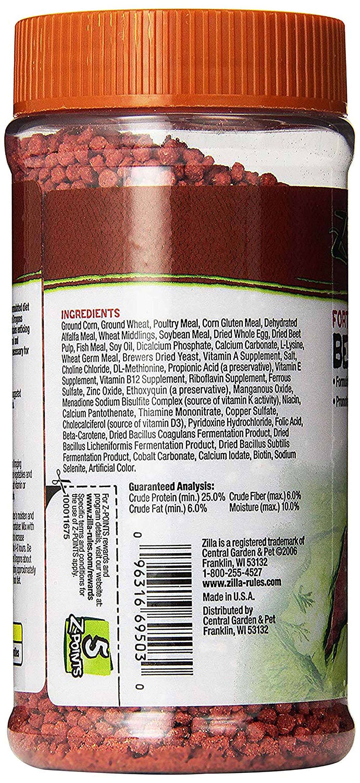Zilla Fortified Food for Bearded Dragons