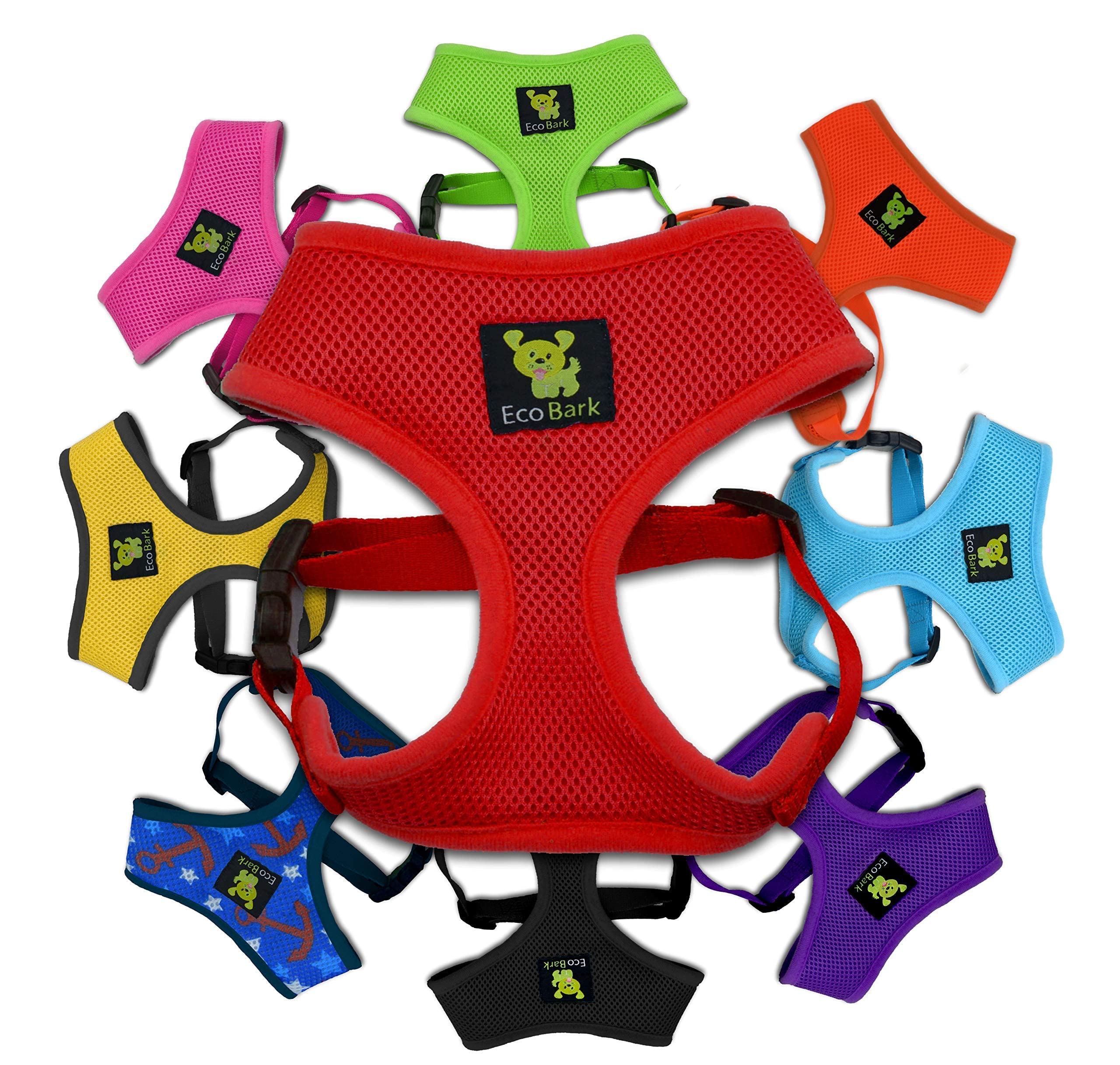 Classic Dog Harness Over The Head No Pull No Choke Design Soft Mesh Padded Breathable Vest for Eco-Friendly Easy Control Walking