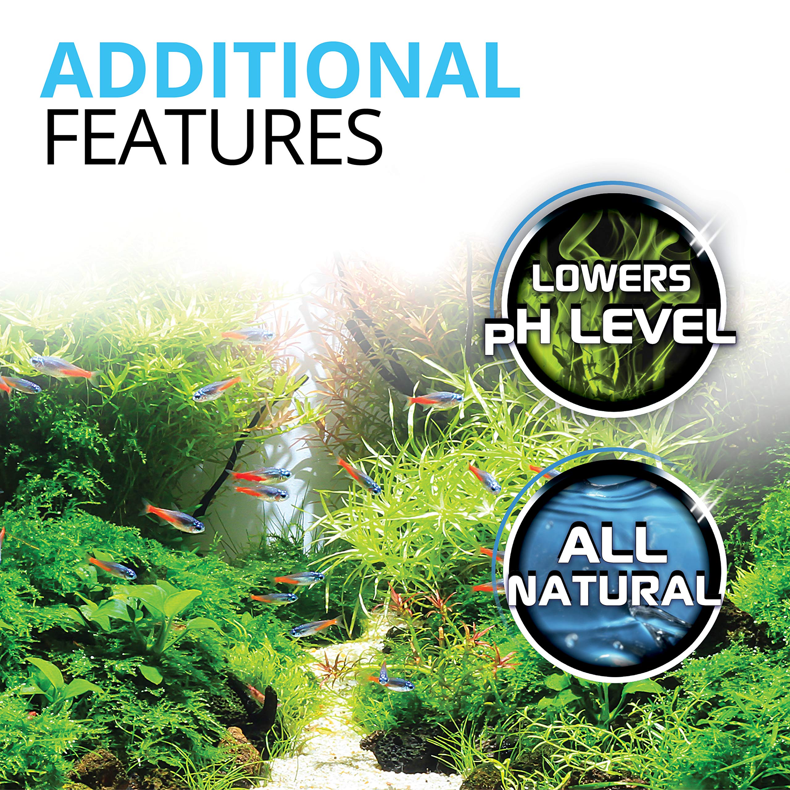 Fluval Aquatic Peat Granules, Chemical Filter Media For Freshwater Aquariums, Water Softener, 17.6 Oz., A1465