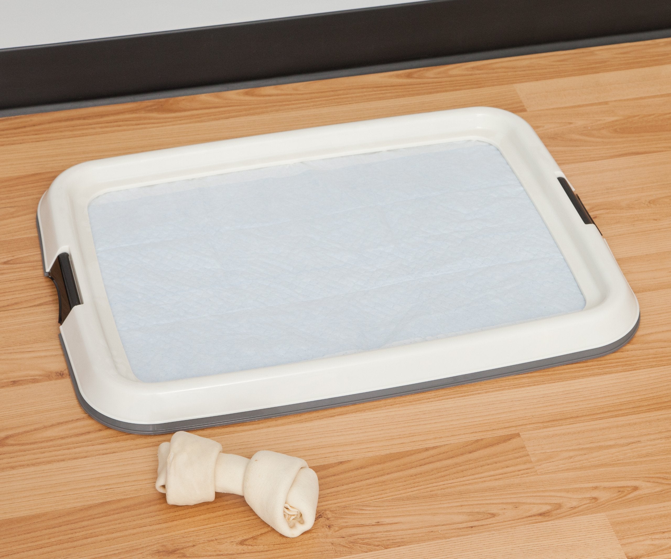 Iris Usa Pet Training And Puppy Pad Holder, Gray