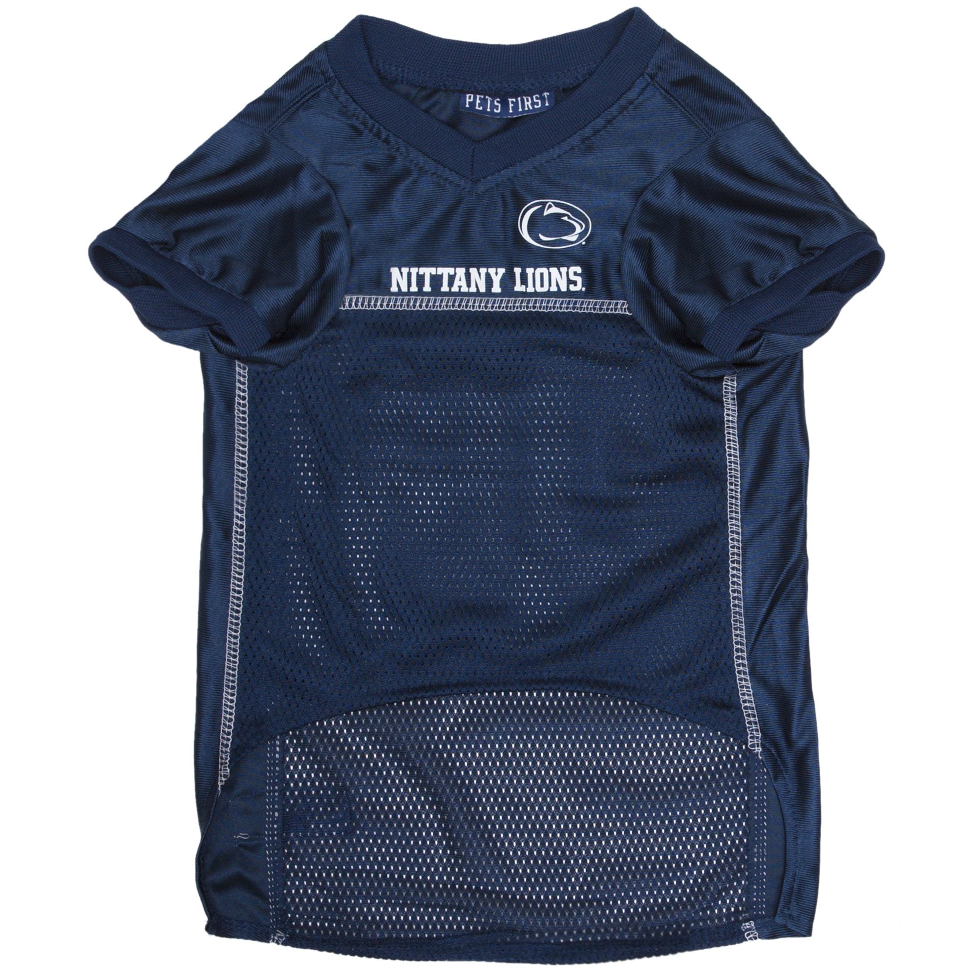 Pets First NCAA College Penn State Nittany Lions Mesh Jersey for DOGS & CATS, Small.Licensed Dog Jersey with your Favorite Footb