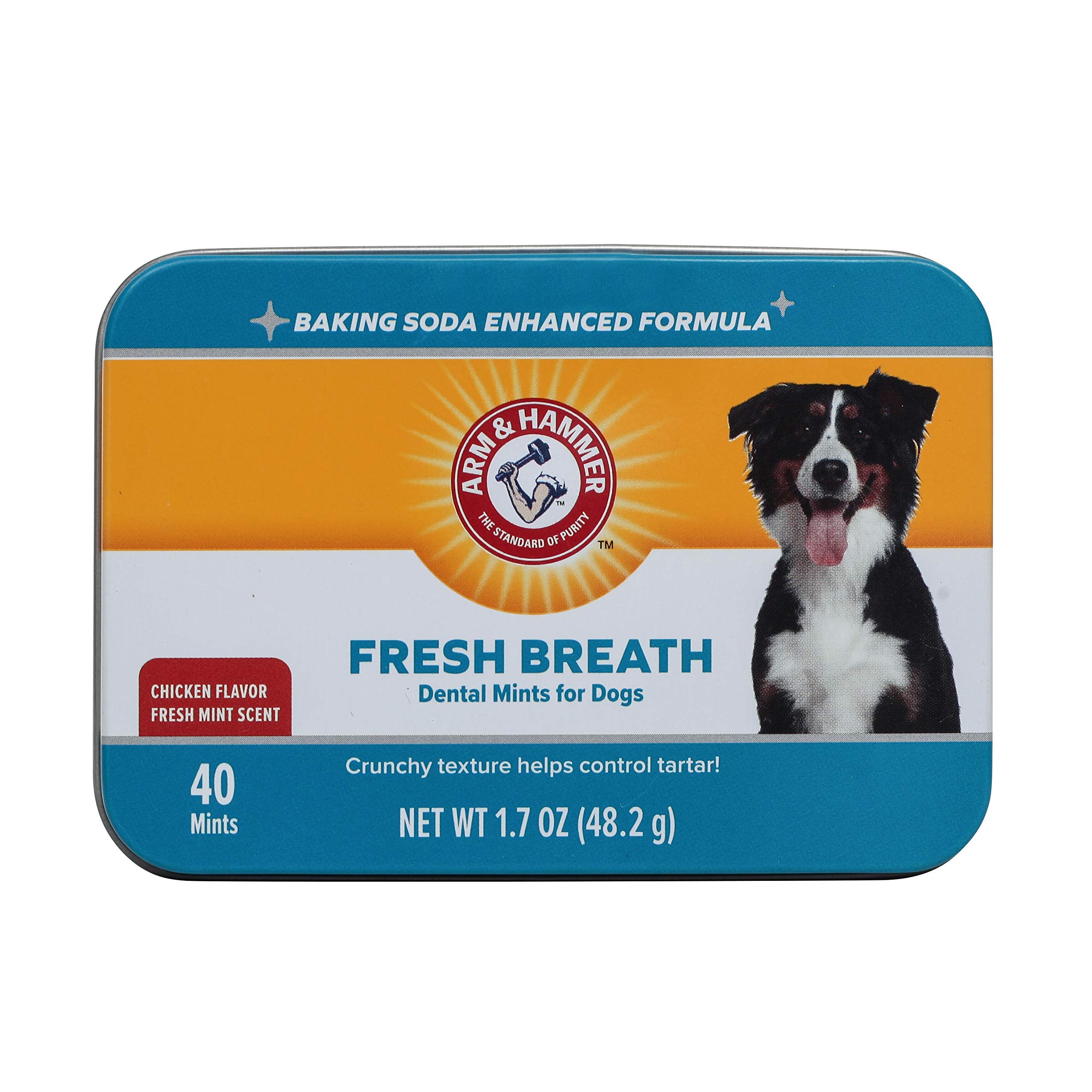 Arm & Hammer for Pets Dental Mints for Dogs, Fresh Breath | Get Fresh Doggie Breath Without Brushing, Way to Fresher Dog Breath 
