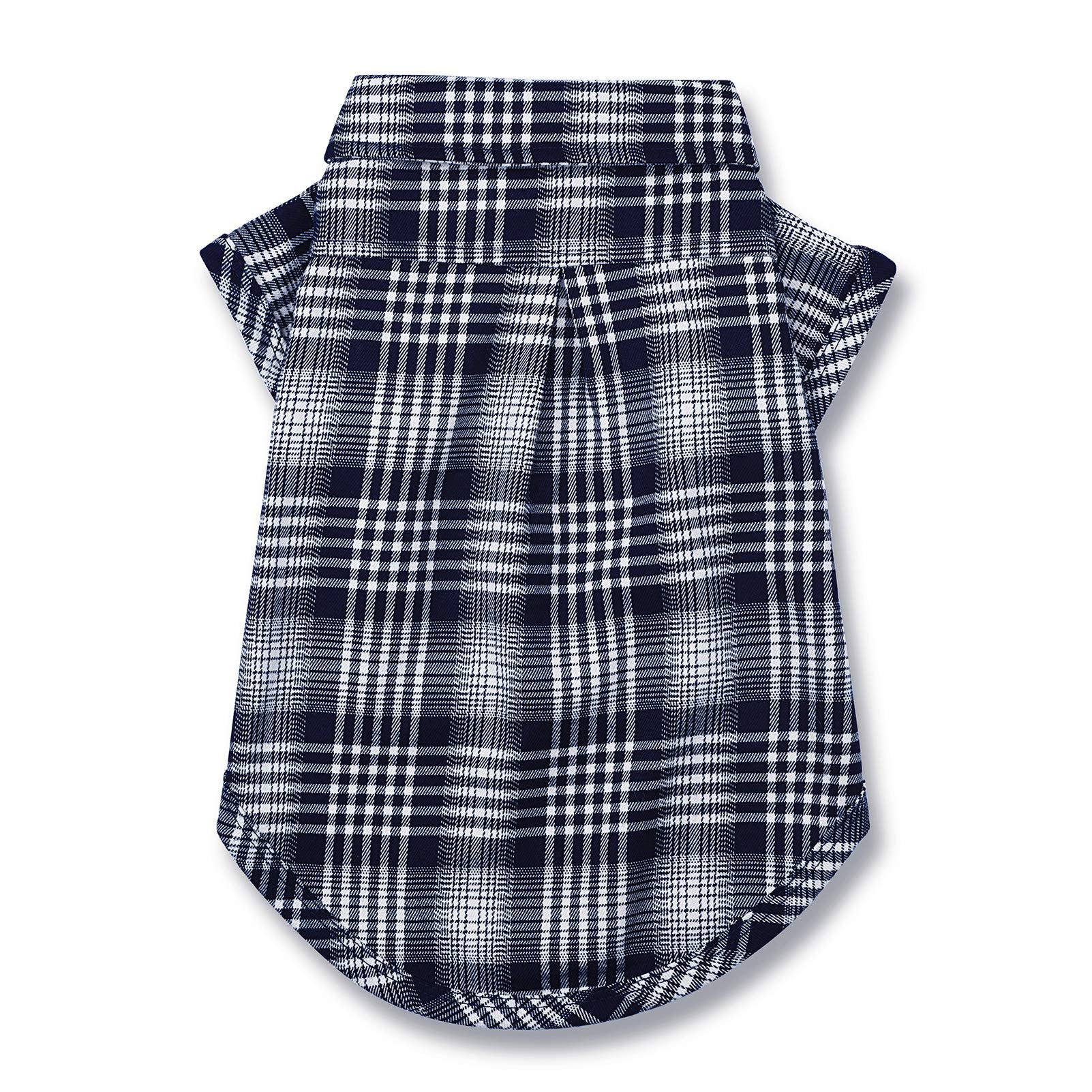 Ctilfelix Dog Shirt Plaid For Small Dogs Cats Puppy Boy Girl Dog Clothes Soft Pet T-Shirt Breathable Cat Shirt Clothes Tee Adorable Halloween Thanksgiving [Blue#2; 3Xl]