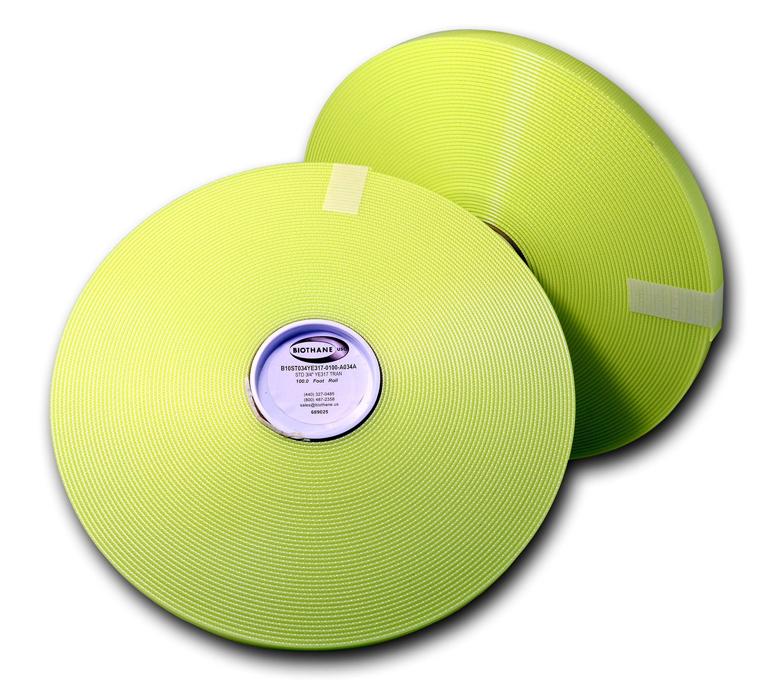 3/4'' Gold Standard (0.10'' Thick) | Biothane Usa (100 Feet, Yellow 317)