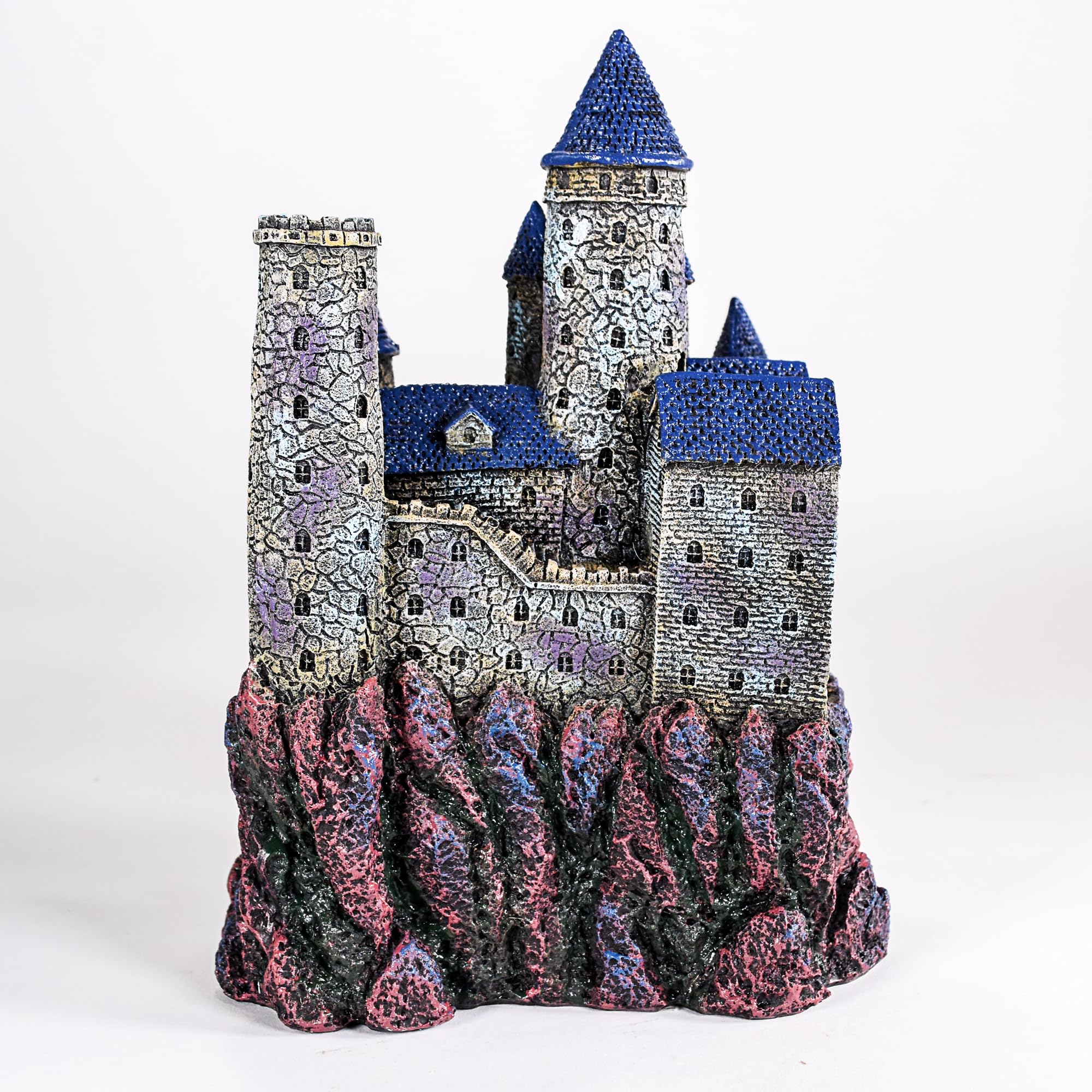 Penn-Plax Age-Of-Magic Wizard’S Castle Aquarium Décor – Resin For Freshwater And Saltwater Fish Tanks – Large (Rrw8)