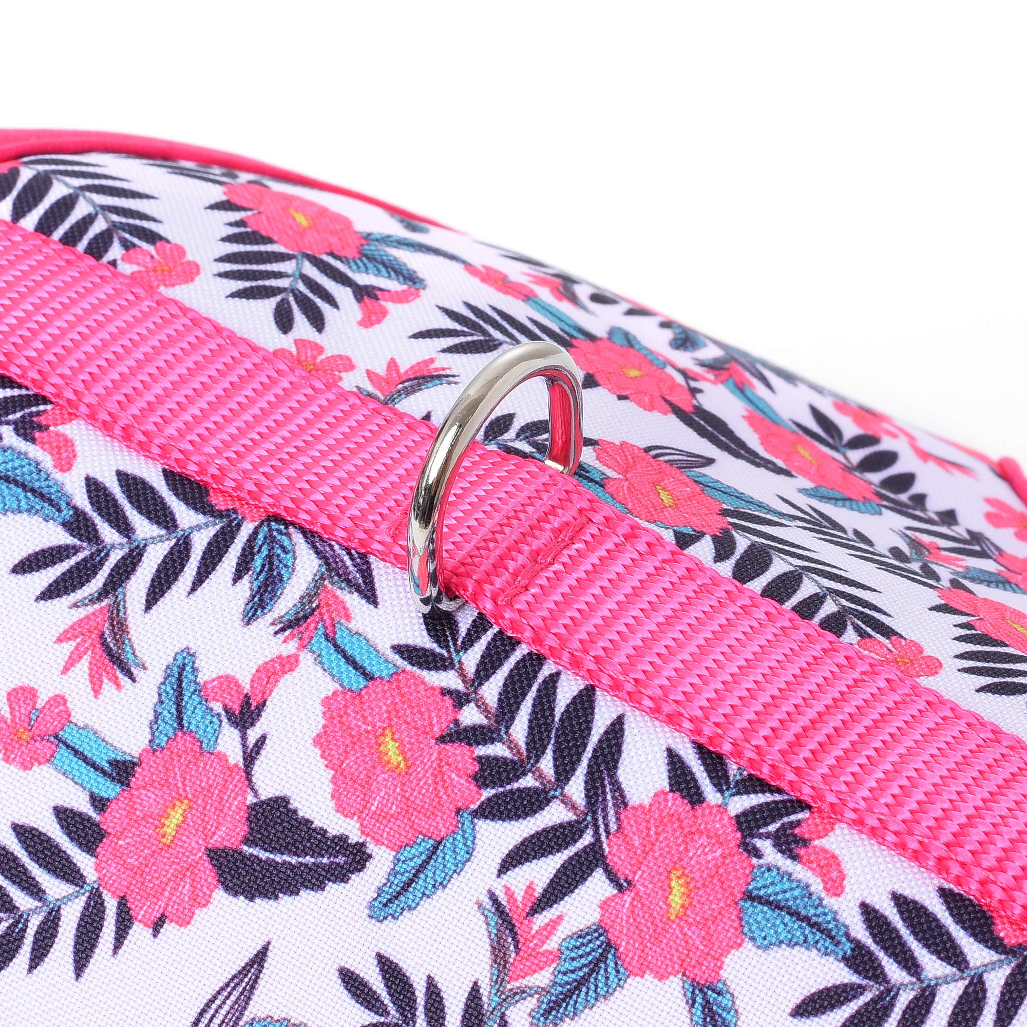 Mile High Life | Easy Get On Air Mesh Vest Harness | Spring Floral Collection | Adjustable Easy Closures Both Neck And Chest |20 Lbs Small Dogs & Cats | Peony S| S Chest Size (16'-18')