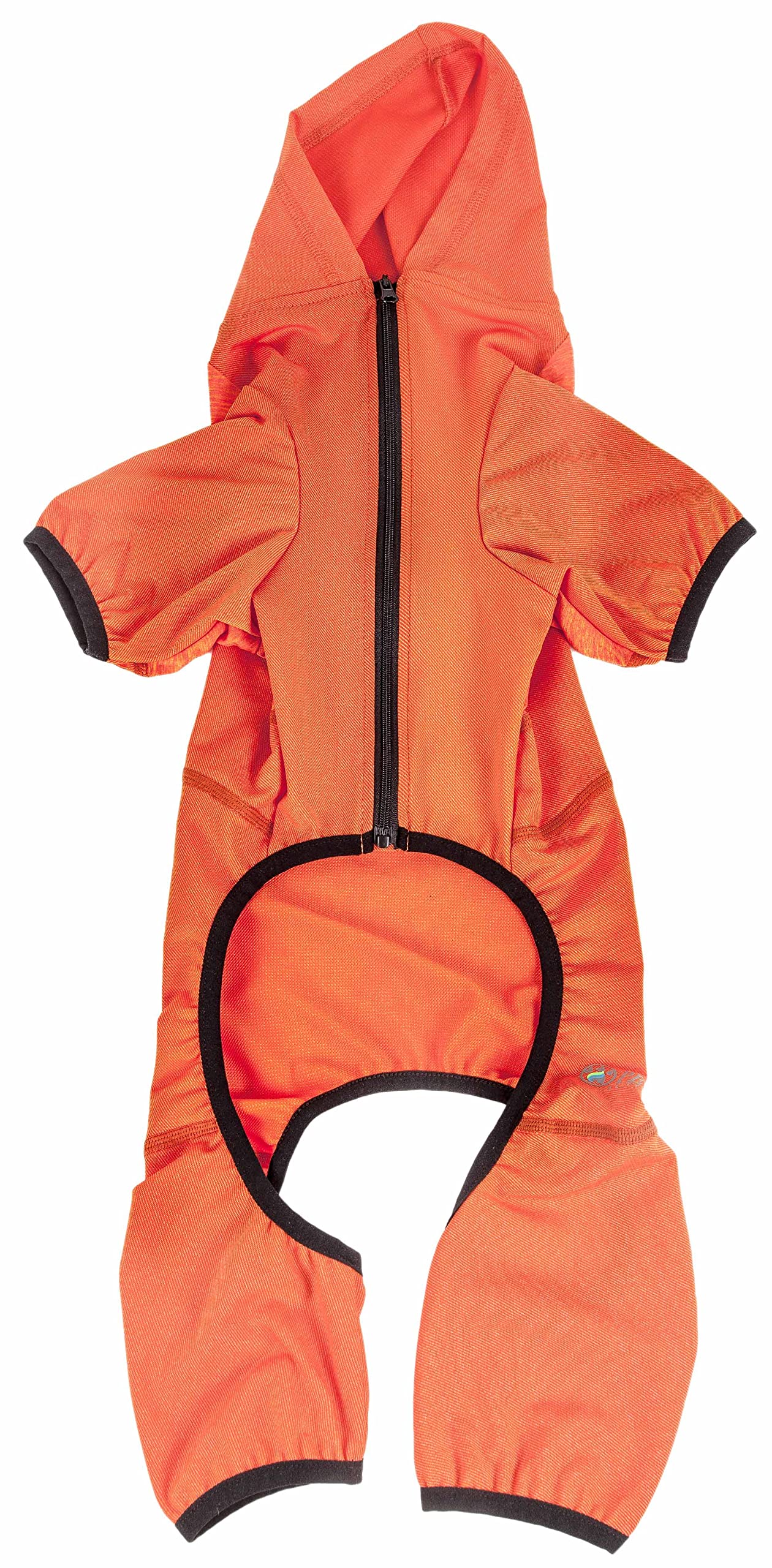 Pet Life Active 'Pawsterity' Heathered Performance 4-Way Stretch Two-Toned Full Bodied Hoodie(D0102H7081W.)