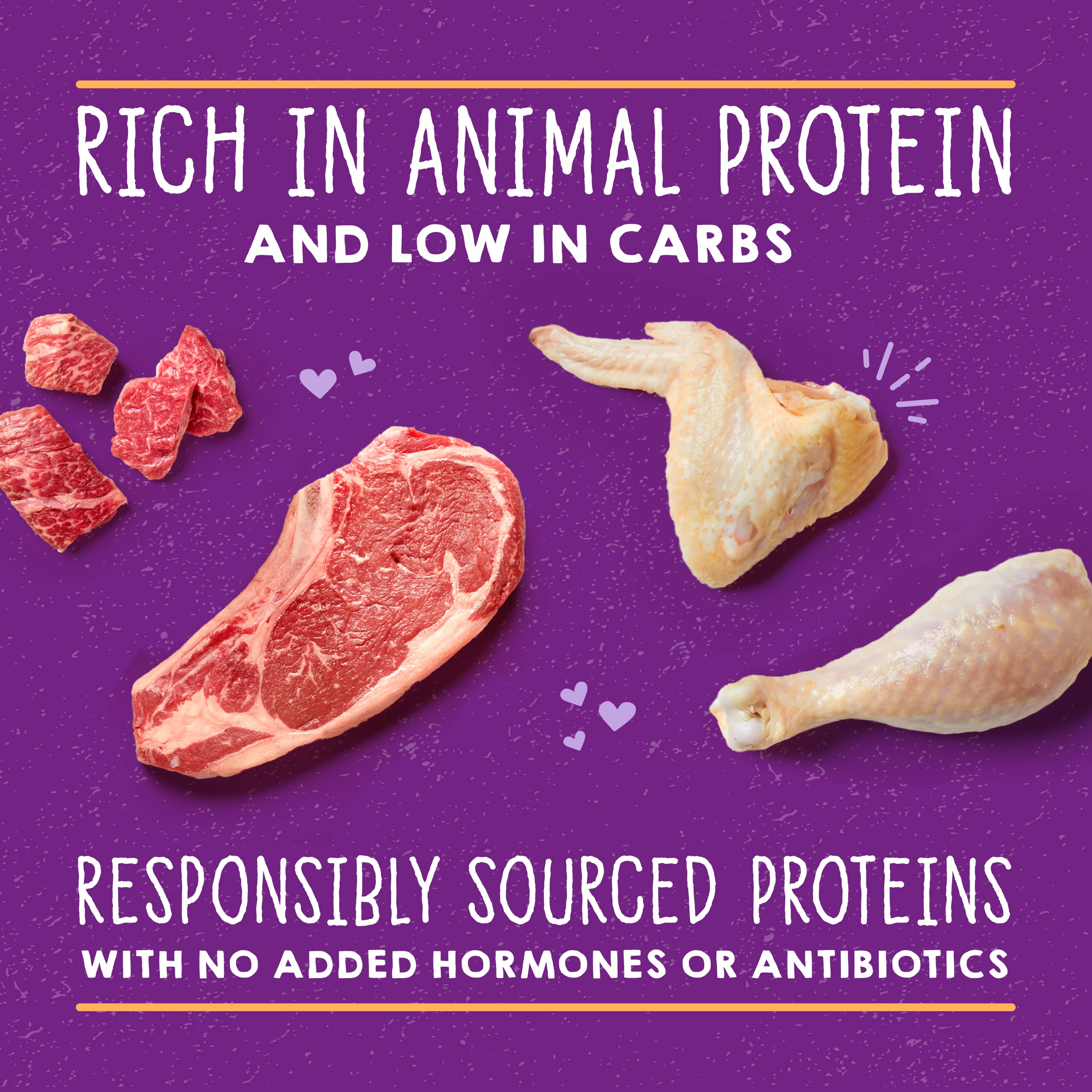Stella & Chewy s Carnivore Cravings Savory Shreds - Wet Cat Food - High-Moisture Formula with Premium Cage-Free Chicken & Grass