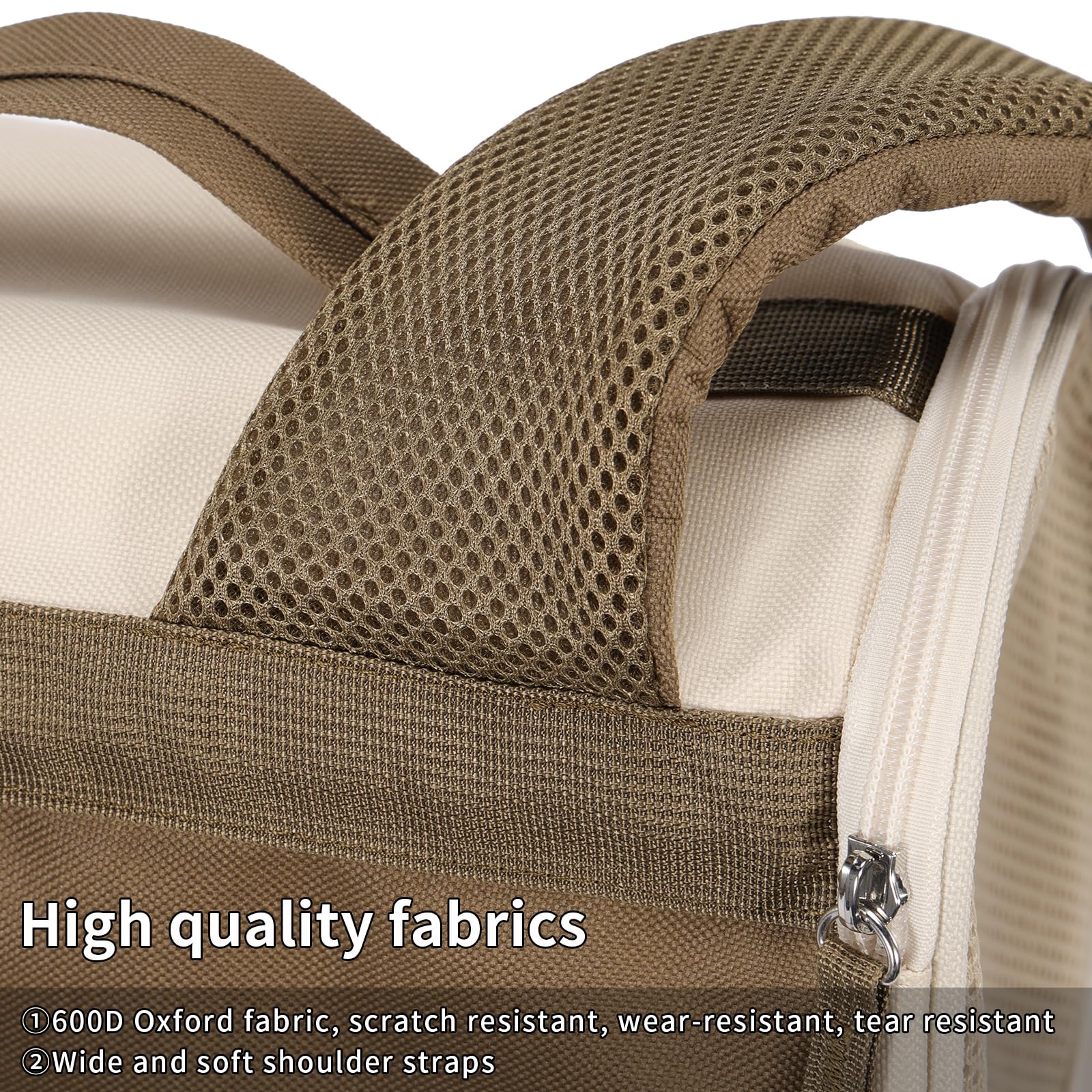 Yakuss Cat Carrier Backpack,Steel Wire Frame More Stable,600D Wear-Resistant Oxford Fabric, Dog Carrier Cat Backpacks Suitable F