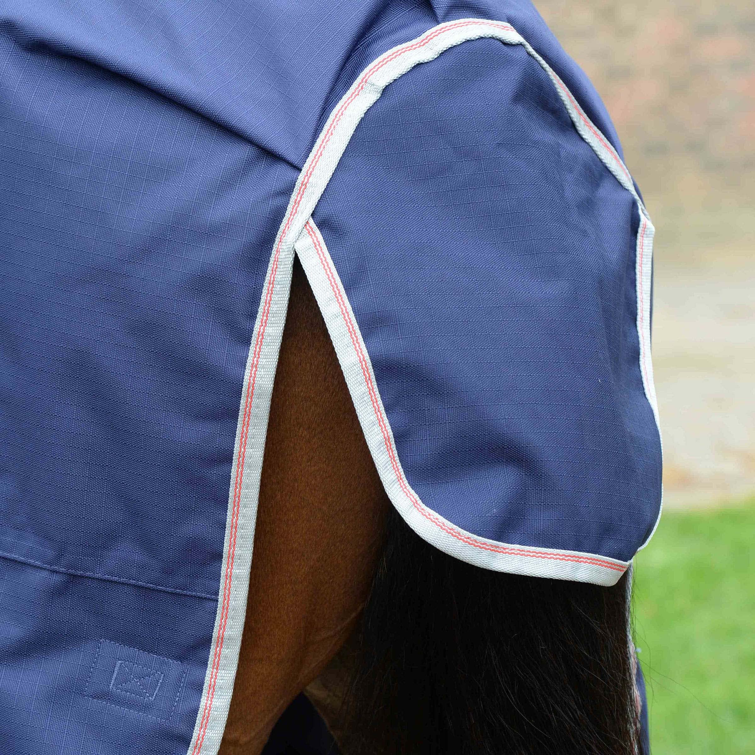Weatherbeeta Comfitec Essential Standard Neck Lite, Navy/Silver/Red, 60''