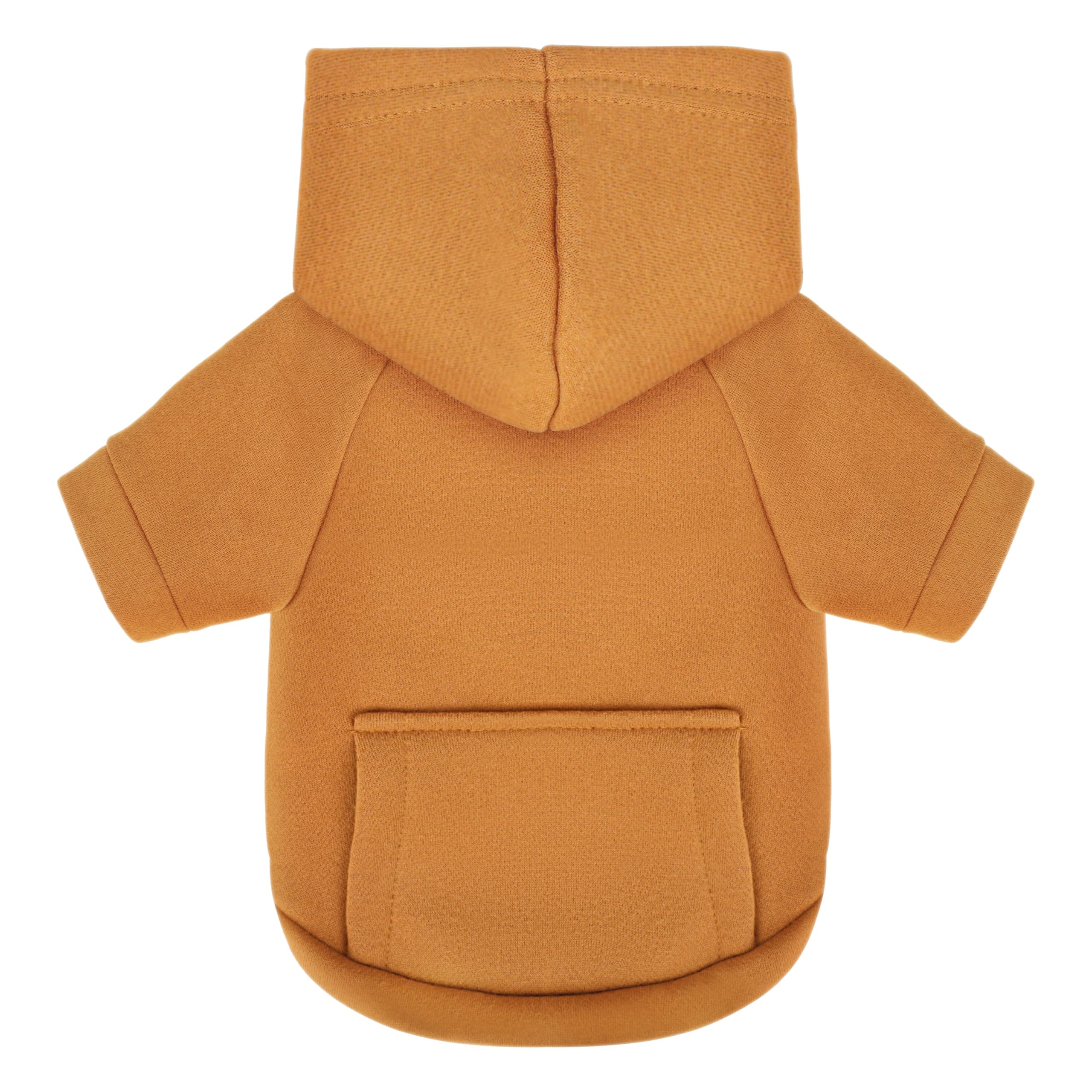 Winter Dog Hoodie with Pockets - Solid Color Polycotton Sweatshirt for Small, Medium, and Large Dogs - Soft, Warm, Cozy Pet Clot