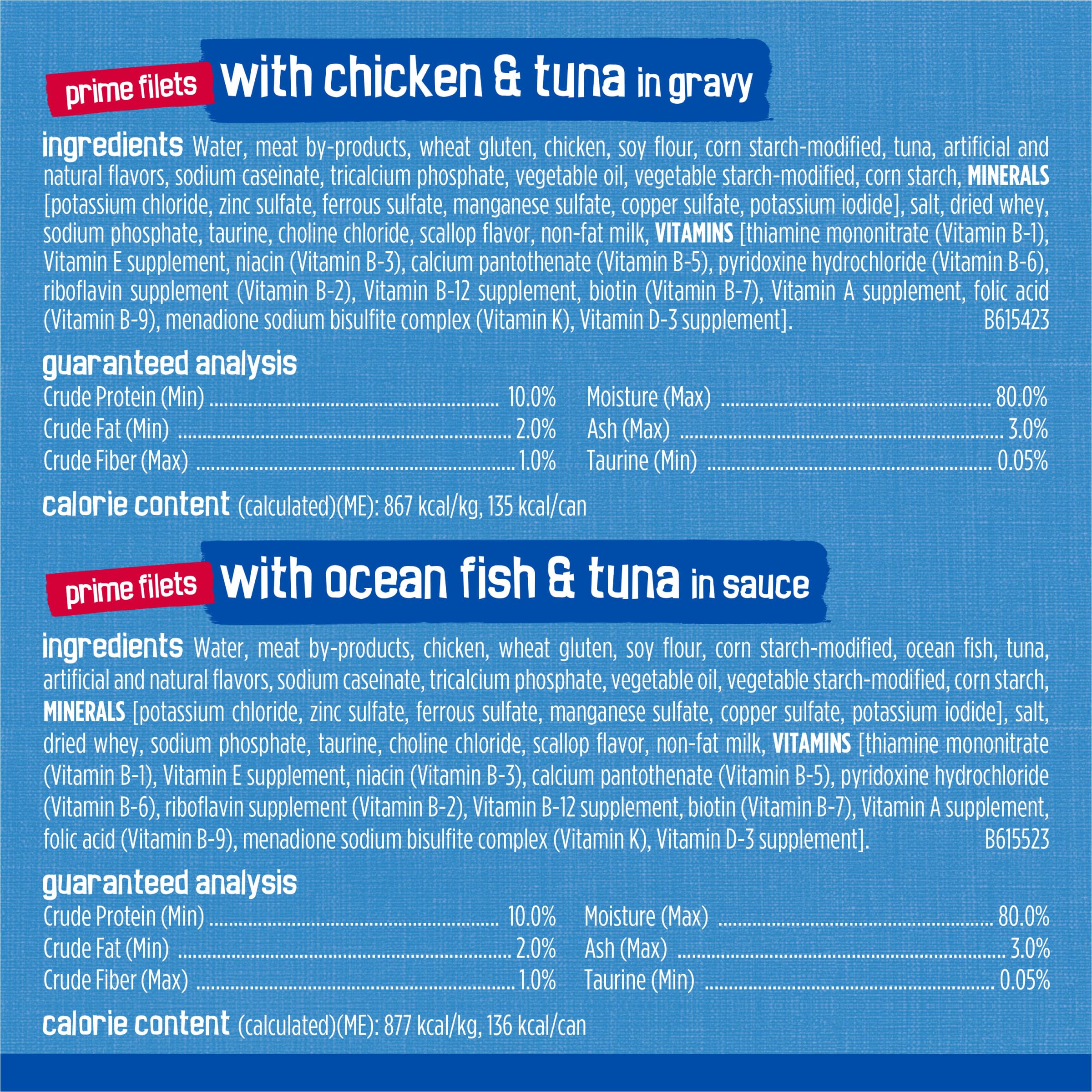 Friskies Wet Cat Food Variety Pack, Oceans Delight, 5.5 oz Cans (Pack of 40) - Flaked & Prime Filets