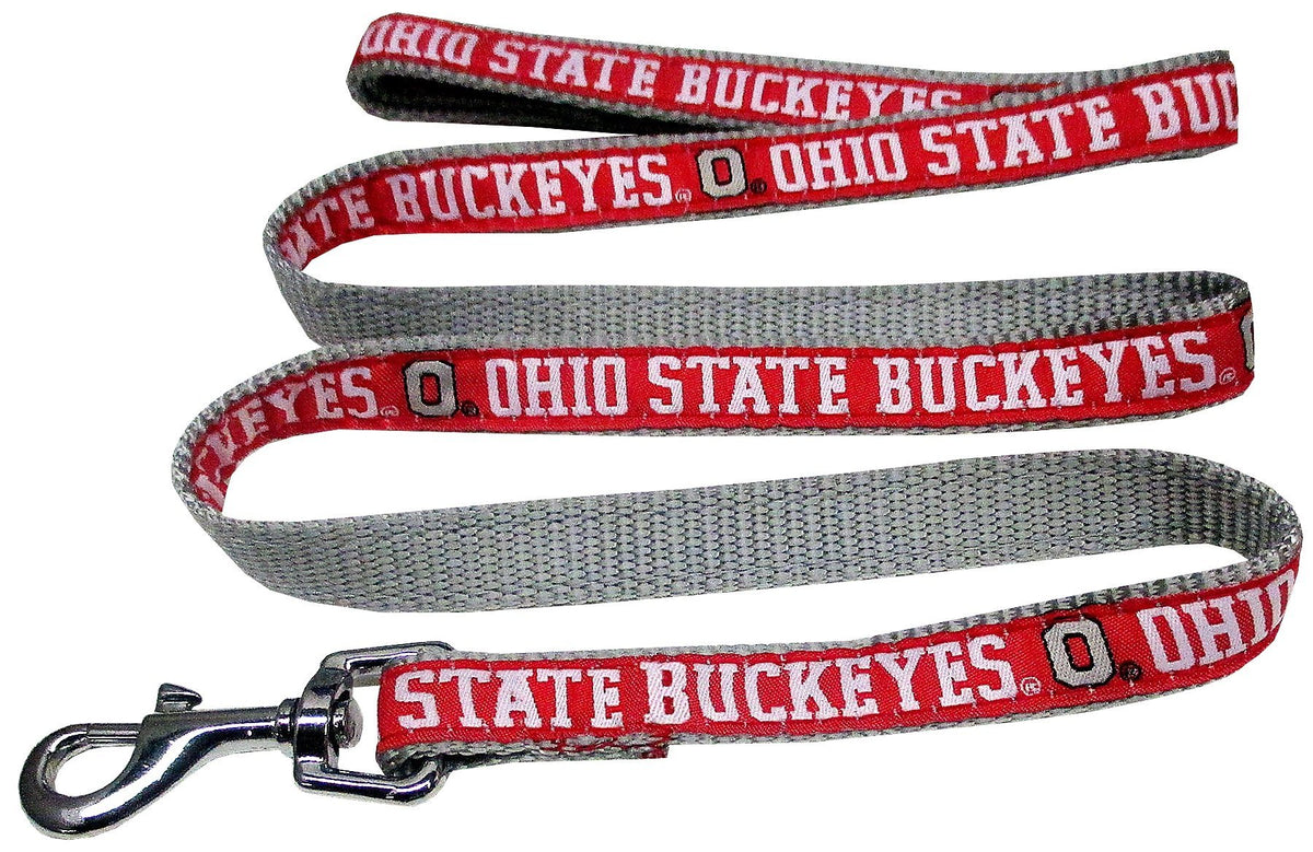 Pets First Collegiate Pet Accessories, Dog Leash, Ohio State Buckeyes, Medium