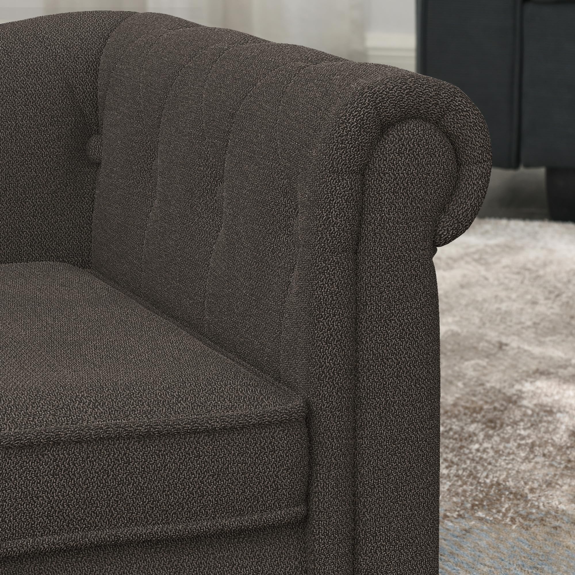 39  Dog Couch for Large Dogs,Medium Dog Sofa with Backrest and Armrests, Pet Couches with Comfortable Fabric Material & Soft Mem