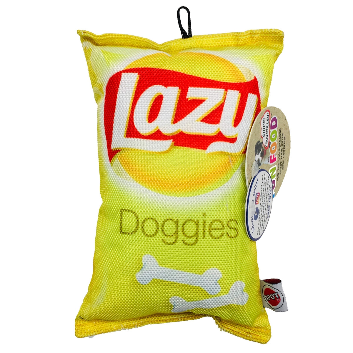 Spot 68054443: Toy Fun Food Lazy Doggie Chips 8In