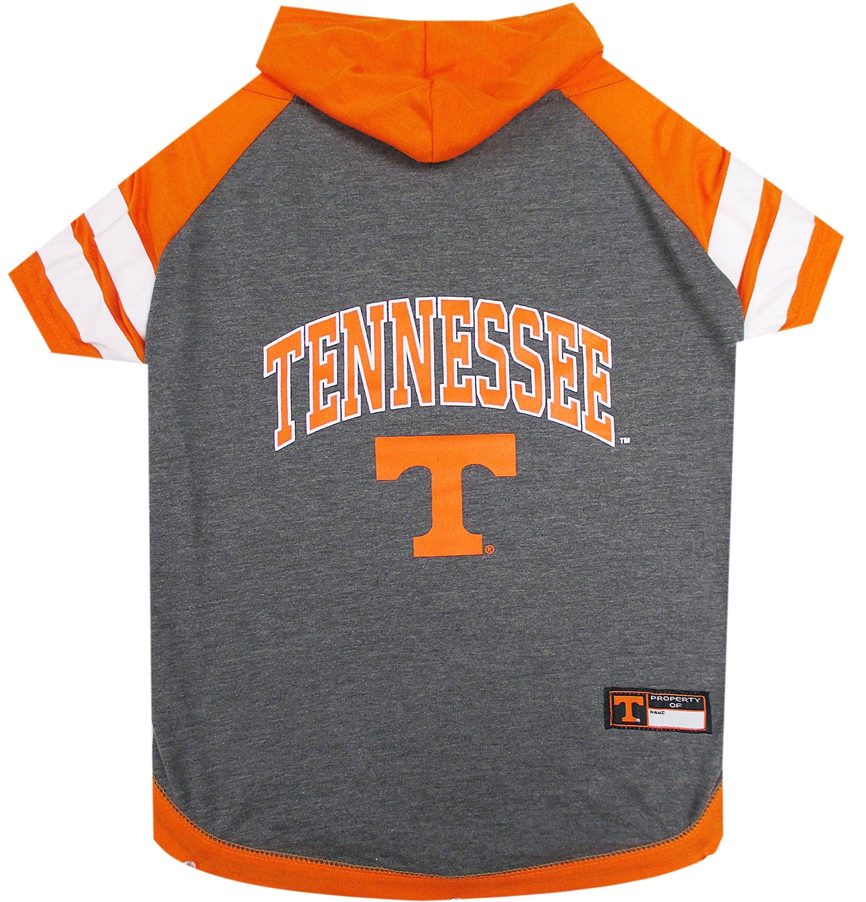 NCAA Tennessee Volunteers Hoodie for Dogs & Cats, Medium Collegiate Licensed Dog Hoody Tee Shirt. Sports Hoody T-Shirt for Pets.