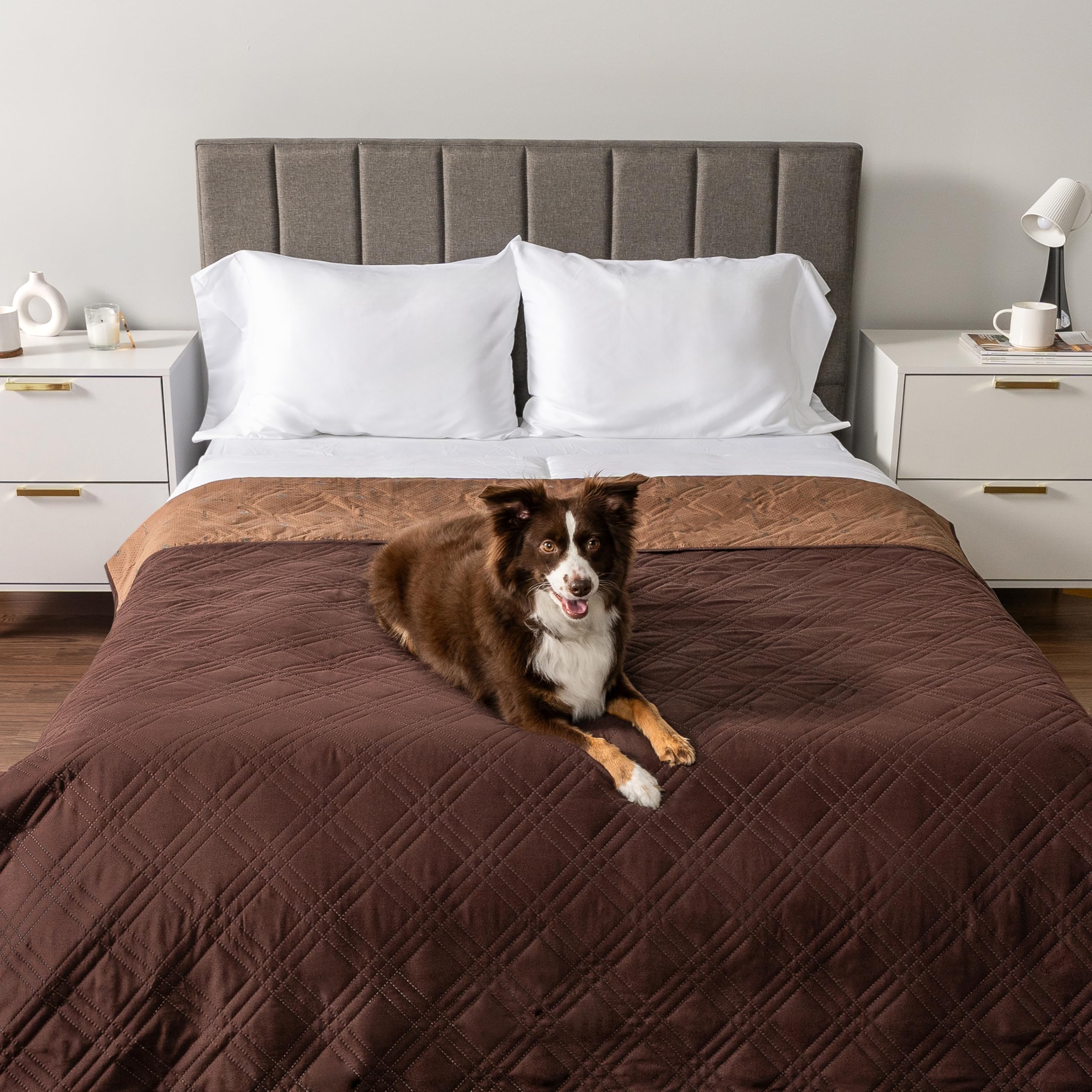 PetAmi Waterproof Bed Cover for Dogs, Waterproof Pet Blanket Couch Cover, Reversible Furniture Cover Sofa Protector for Pet Cat