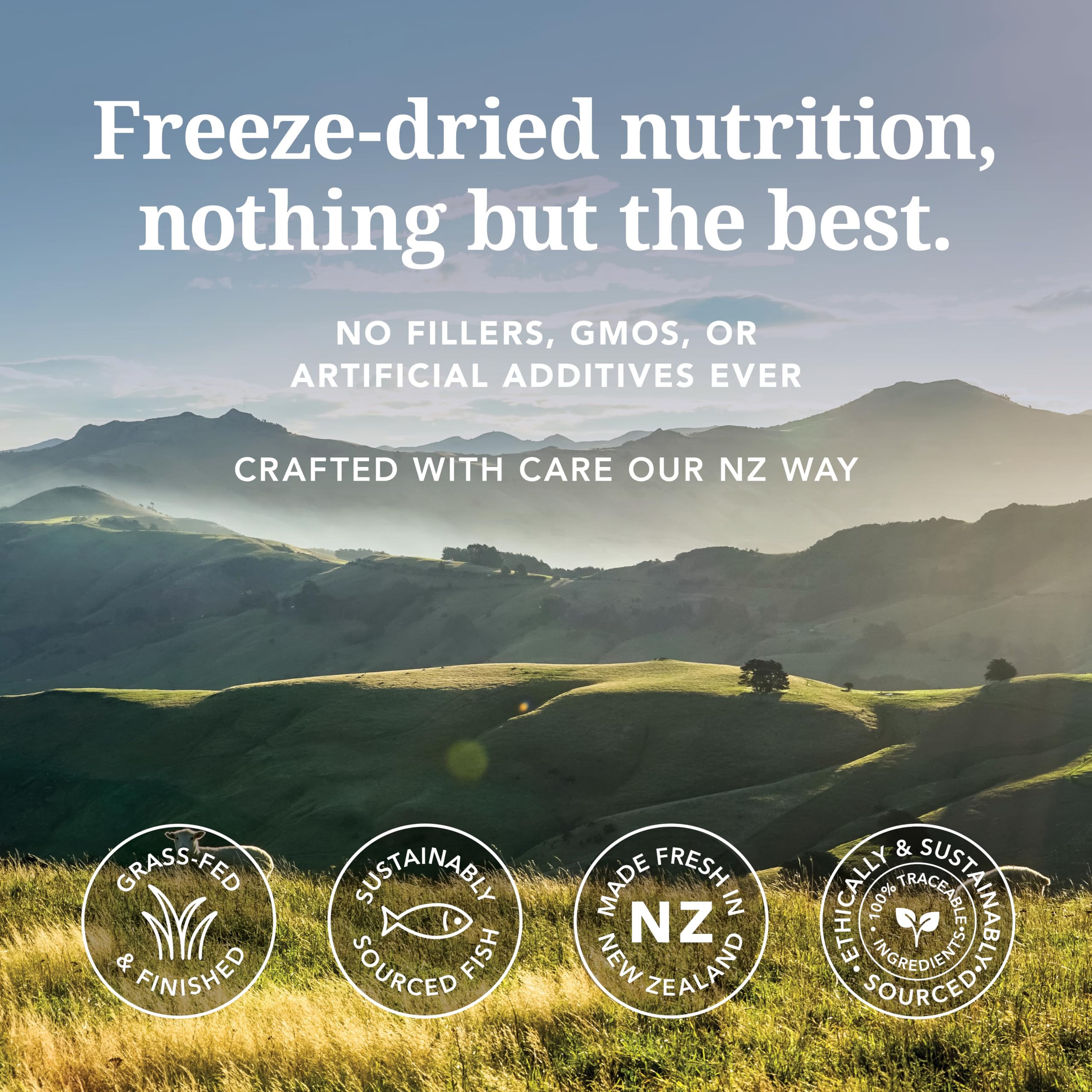 K9 Natural Grain-Free Freeze-Dried Dog Food, New Zealand Beef & Hoki Feast 8lb