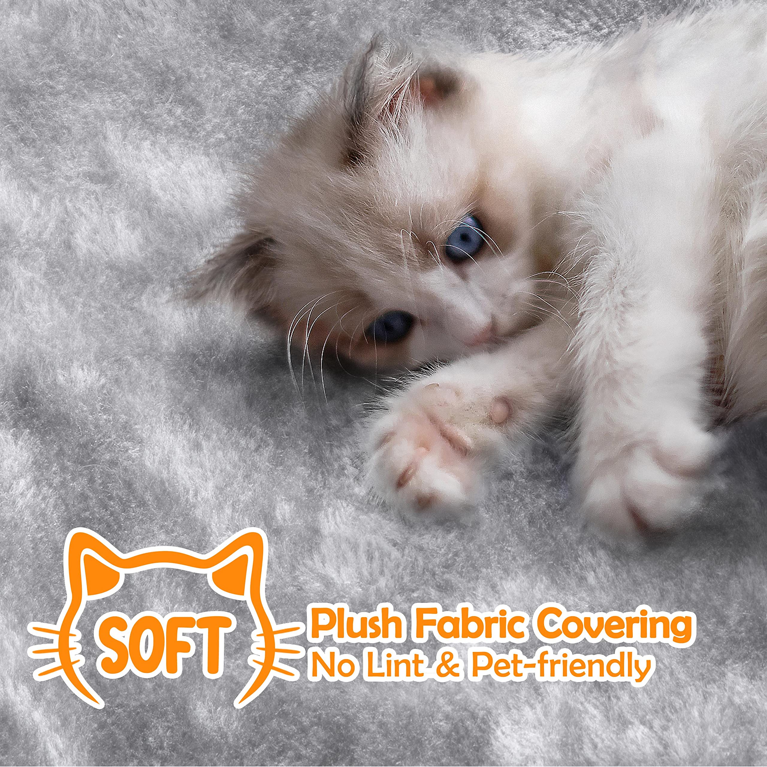 Yaheetech Cat Tree, 82.5In Large Tower W/Hammock, 2 Kitty-Ear Perches, 2 Cozy Condos, Scratching Posts, Basket, Furniture For La