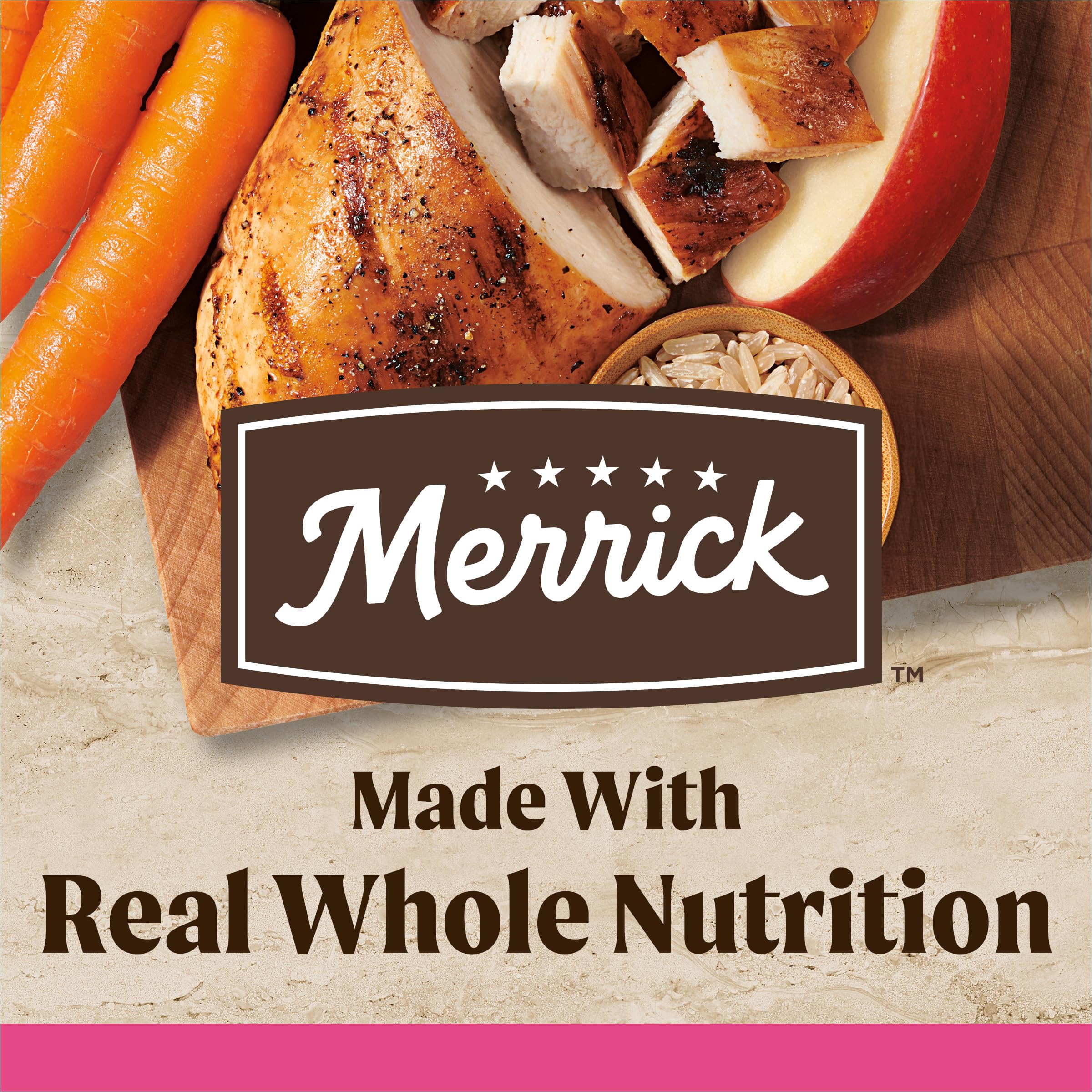 Merrick Healthy Grains Premium Dry Dog Food For Small Dogs, Wholesome and Natural Kibble, Small Breed Recipe - 4.0 lb. Bag