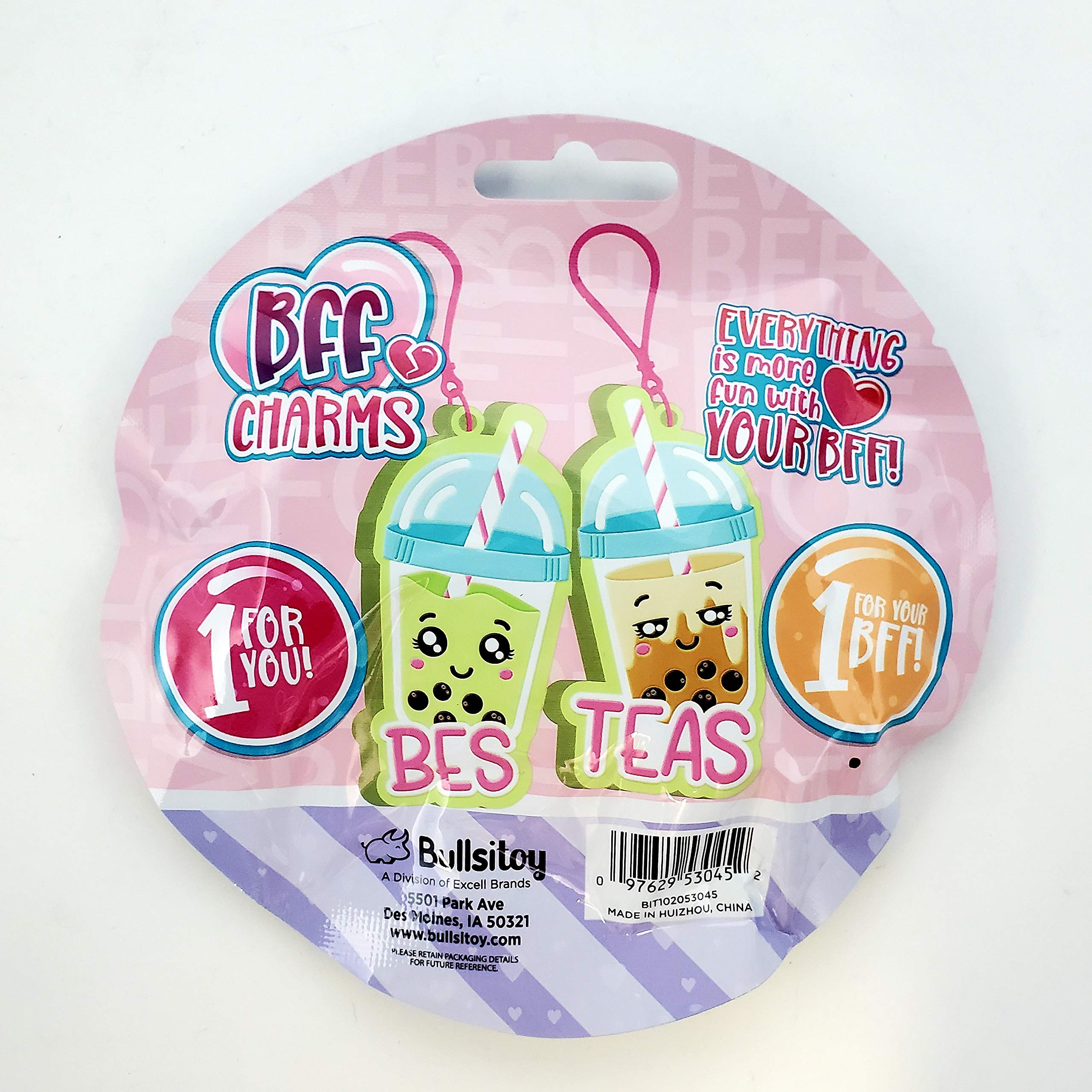 Bullsitoy Bff Charms 2 Pack - 1 For You - 1 For Your Bestie - Lot Of 4 Blind Bags