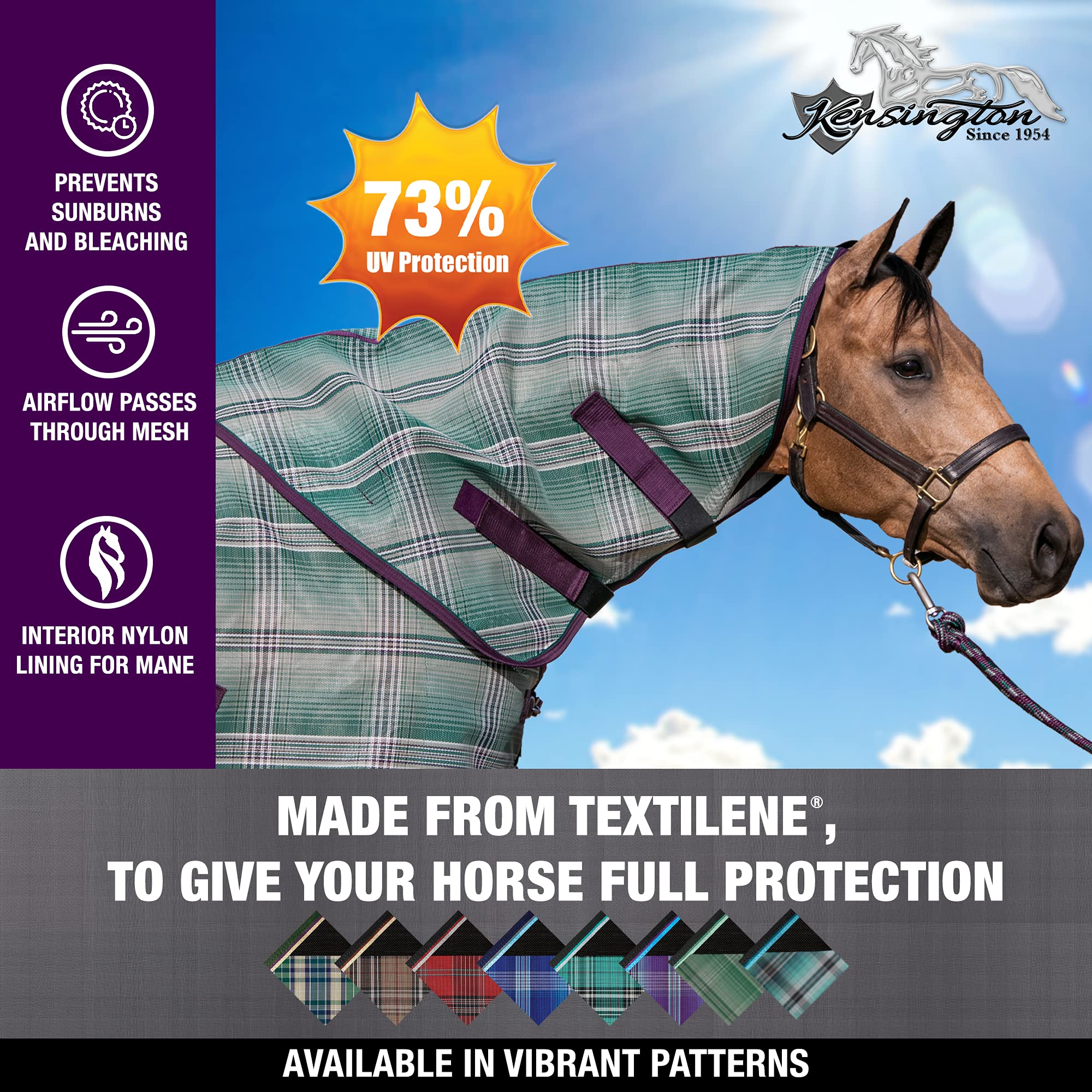 Kensington Textilene Neck Cover L Imperial Jade