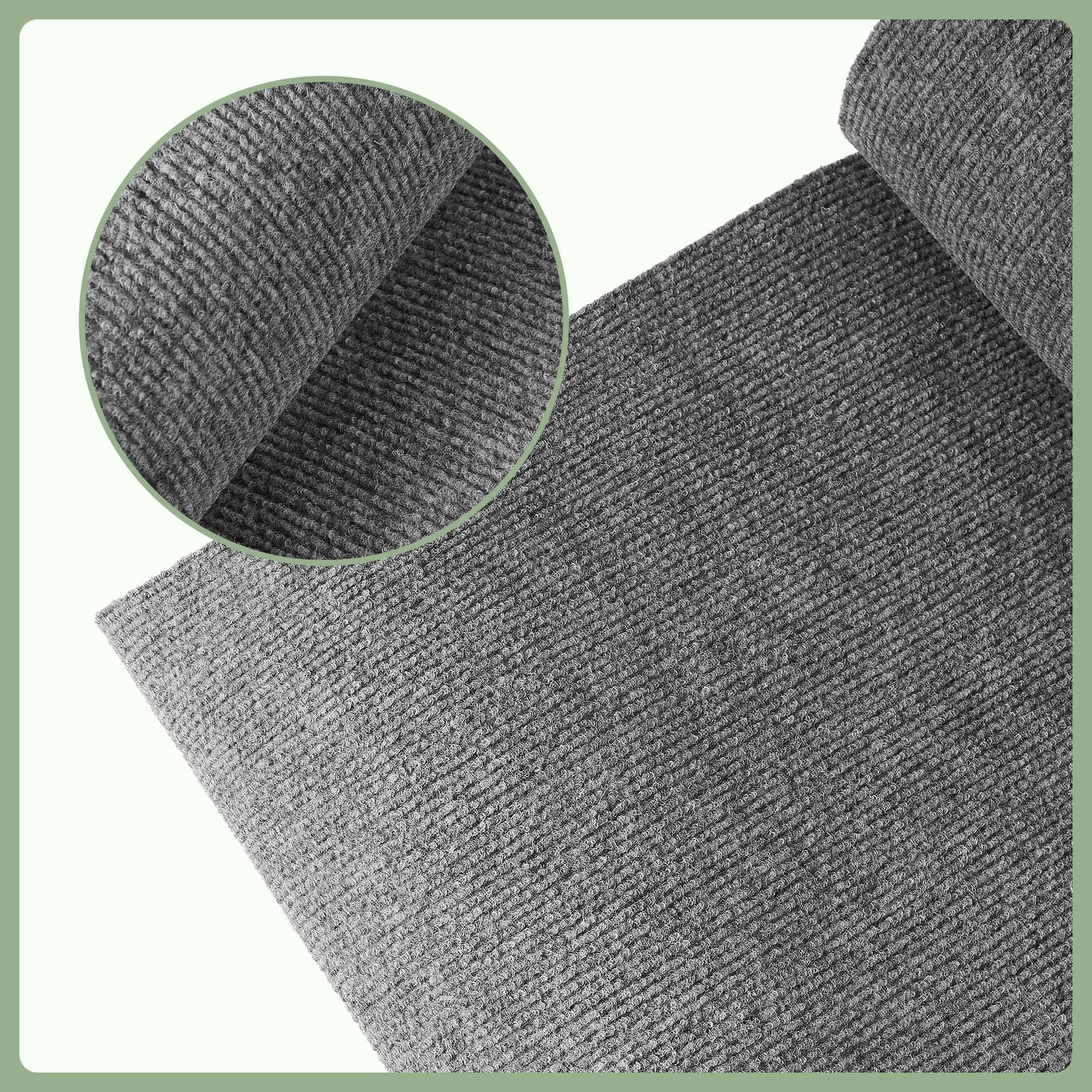 Cat Scratch Furniture Protector 47.2x15.8 - Adhesive & Trimmable Cat Scratch Protection Mat to Shield Sofa, Couch, Wall, Cat Tre