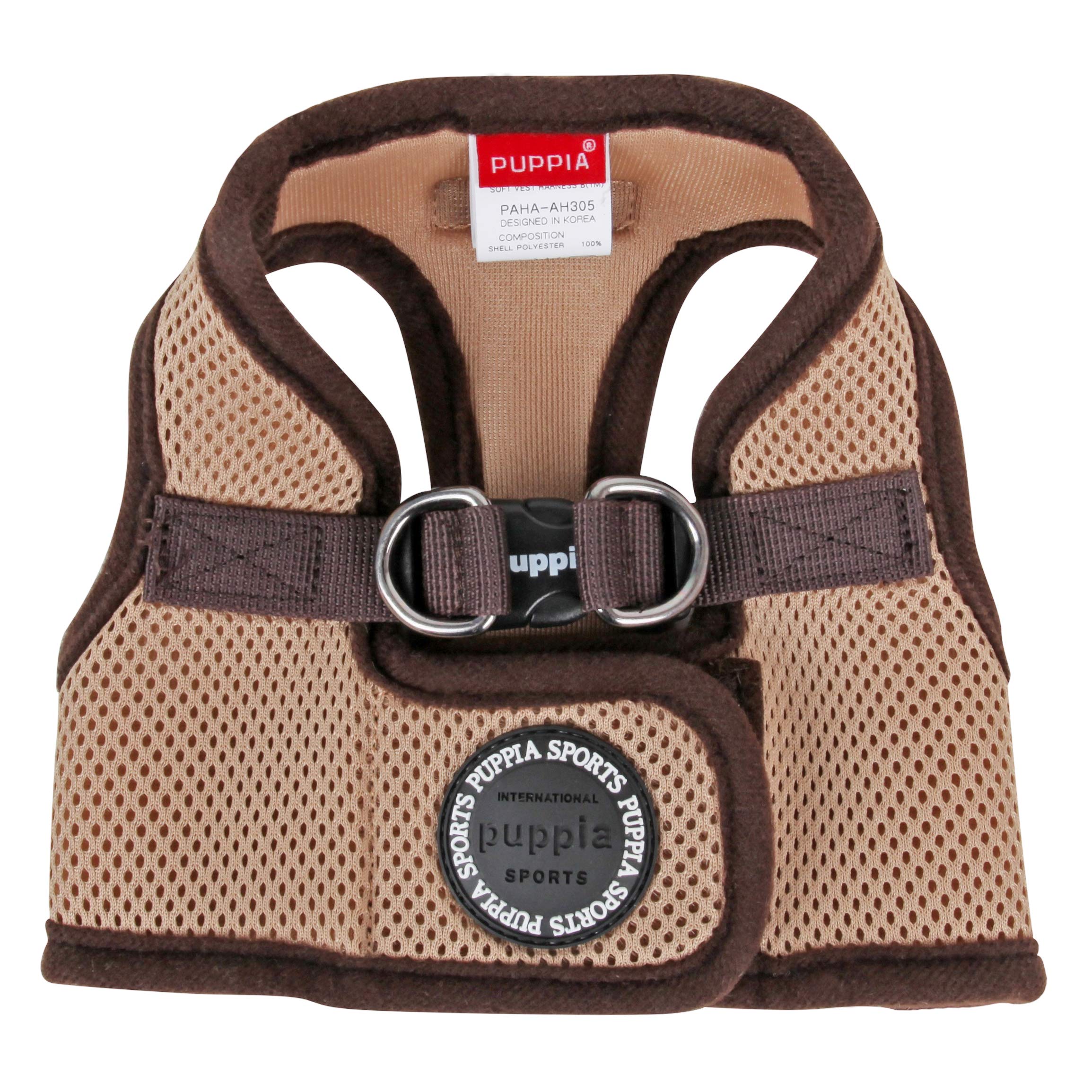 PUPPIA International Harness Soft B Vest, X-Large, Beige