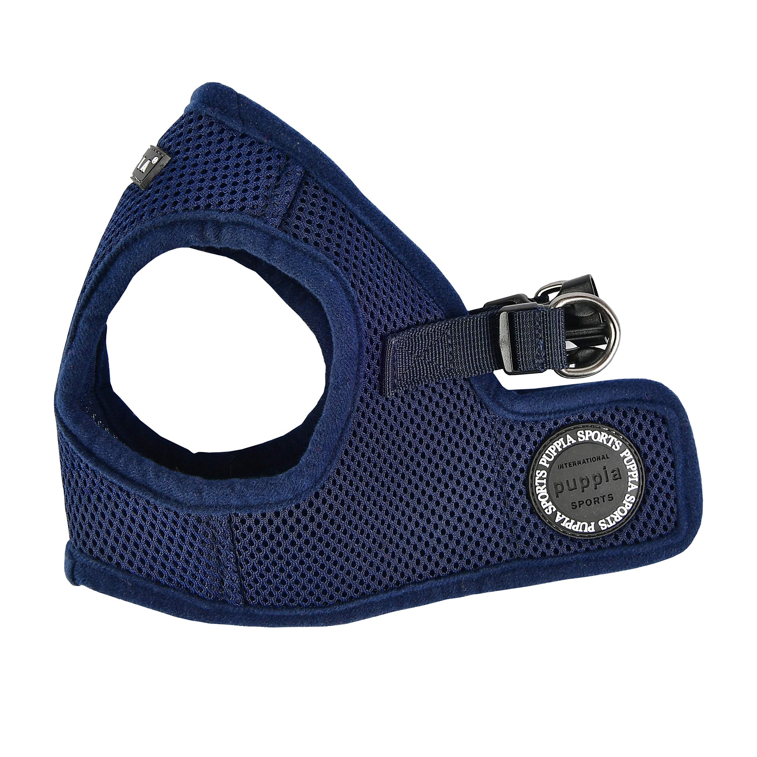 PUPPIA International PUAH305NYMD Soft Harness B Vest, Medium,Navy