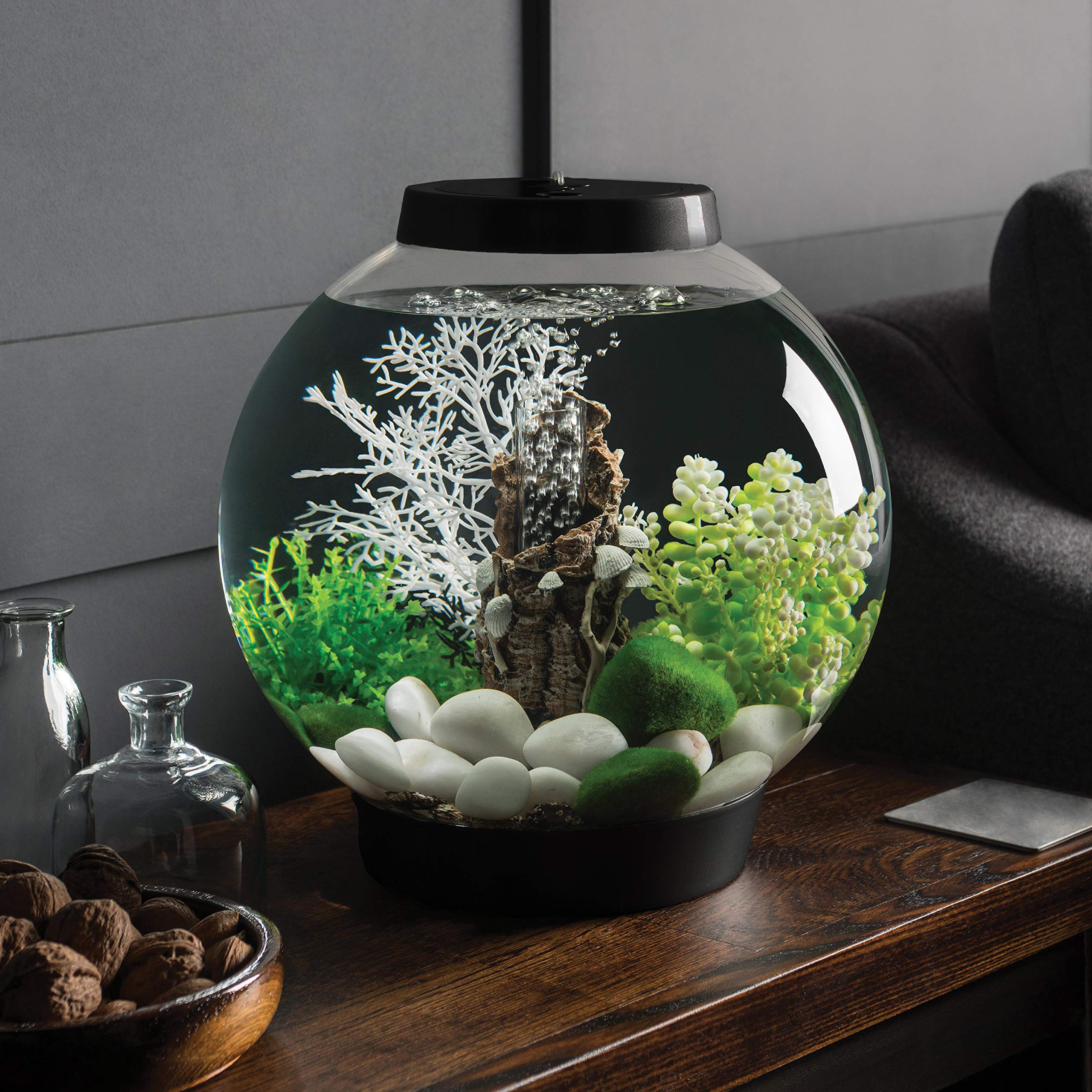 Biorb Classic 15 Aquarium With Led - 4 Gallon, Black