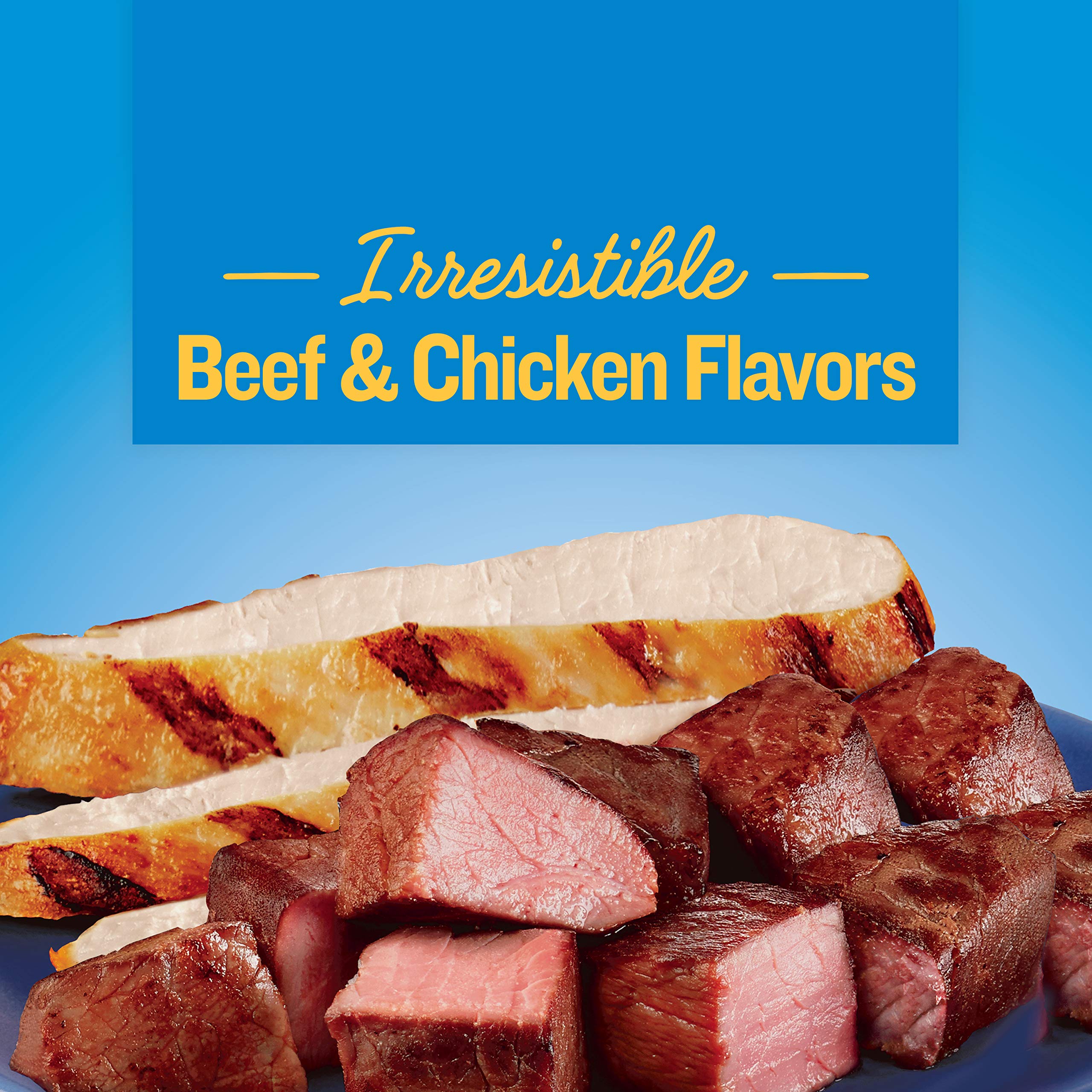 Kibbles n Bits Savory Beef & Chicken Flavors Small Breed Mini Bits Dry Dog Food, 3.5 Lb (Pack of 4)